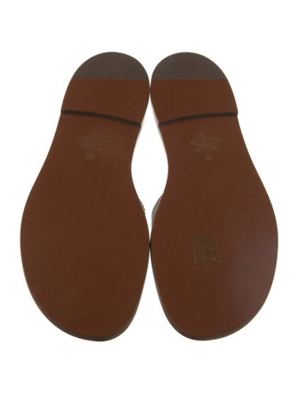Valentino Leather Slides