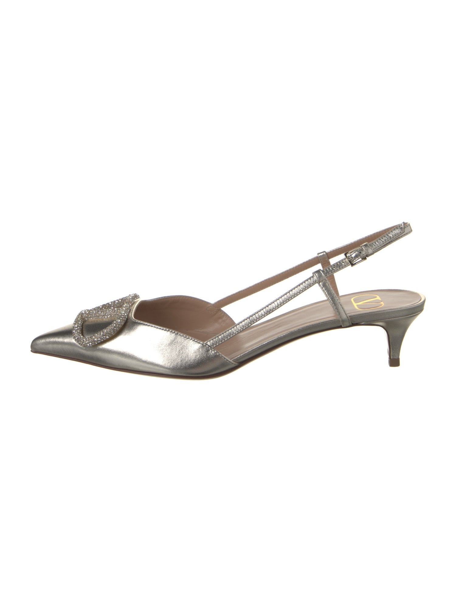 Valentino Leather Slingback Pumps