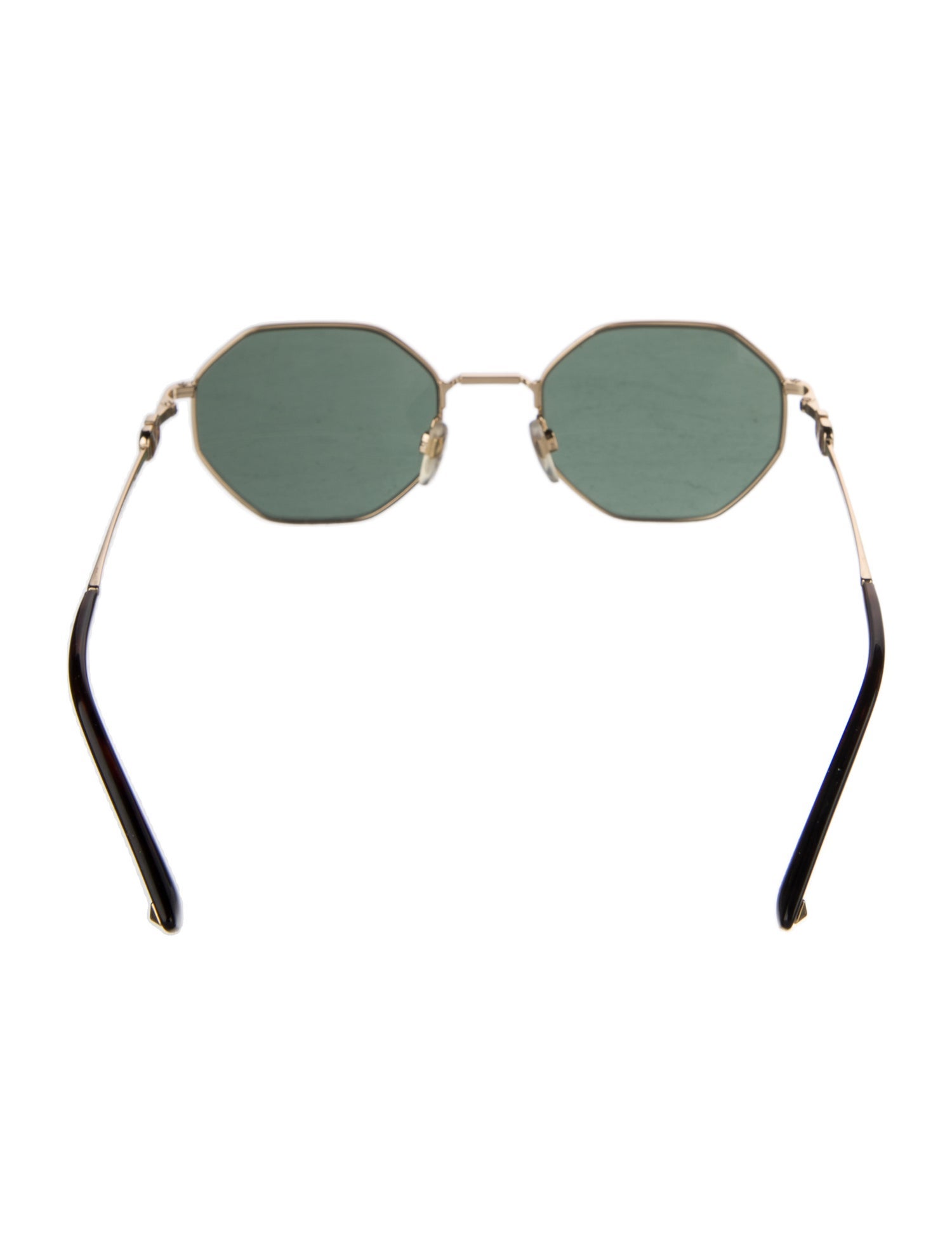 Valentino Rockstud Accents Round Sunglasses