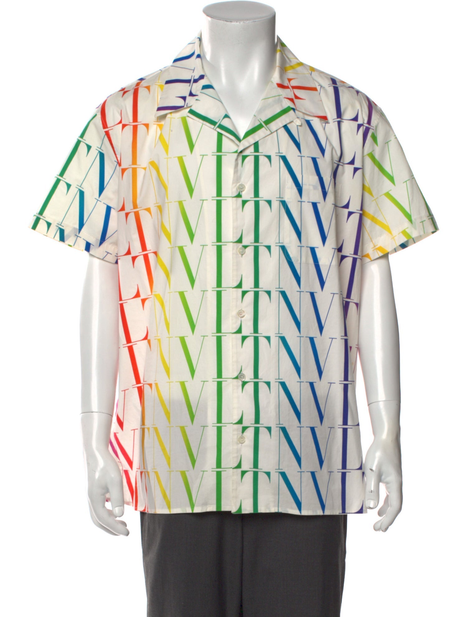 Valentino Printed Short Sleeve Shirt