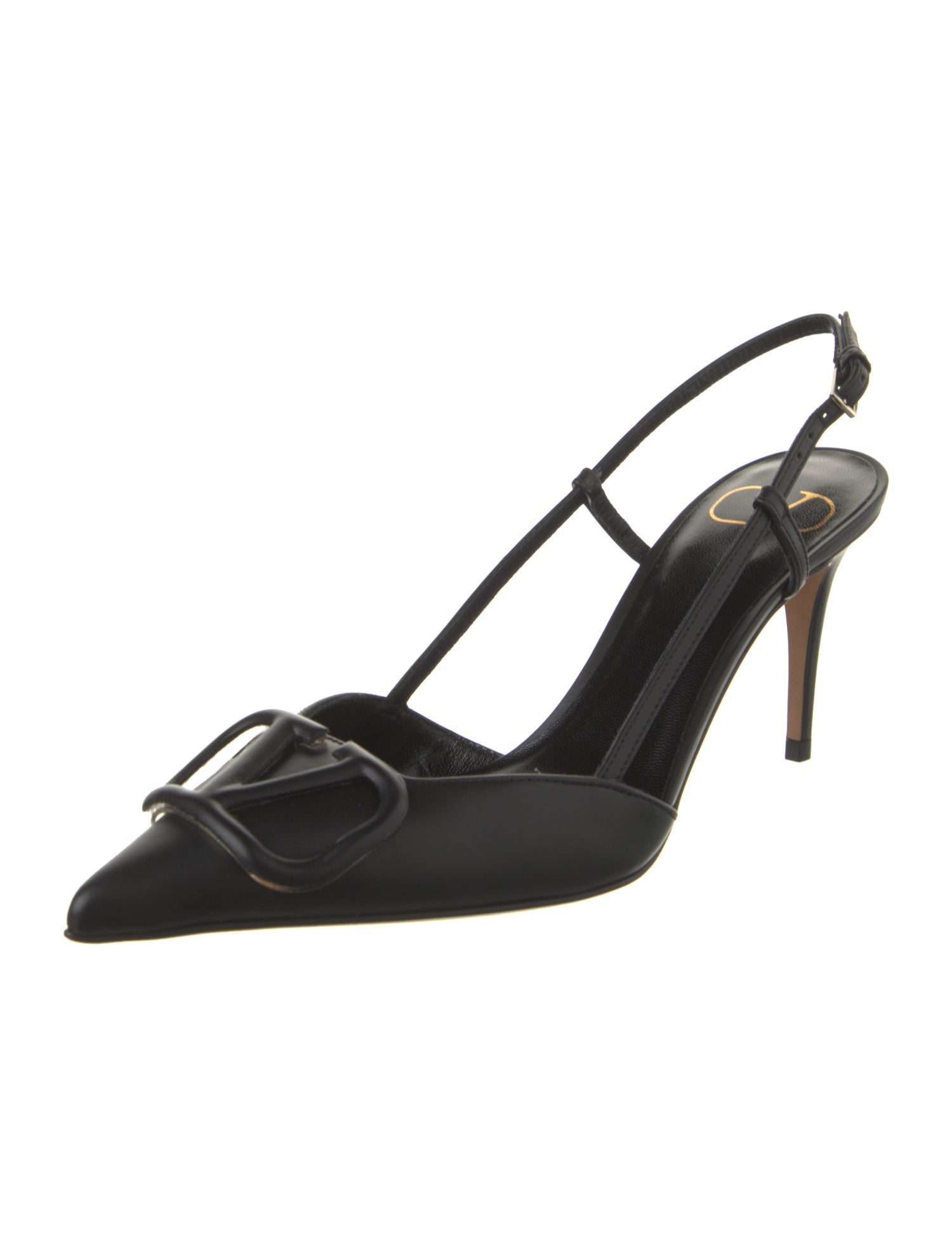 Valentino Leather Slingback Pumps