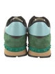 Valentino Leather Printed Sneakers