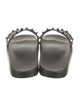 Valentino Rubber Studded Accents Slides