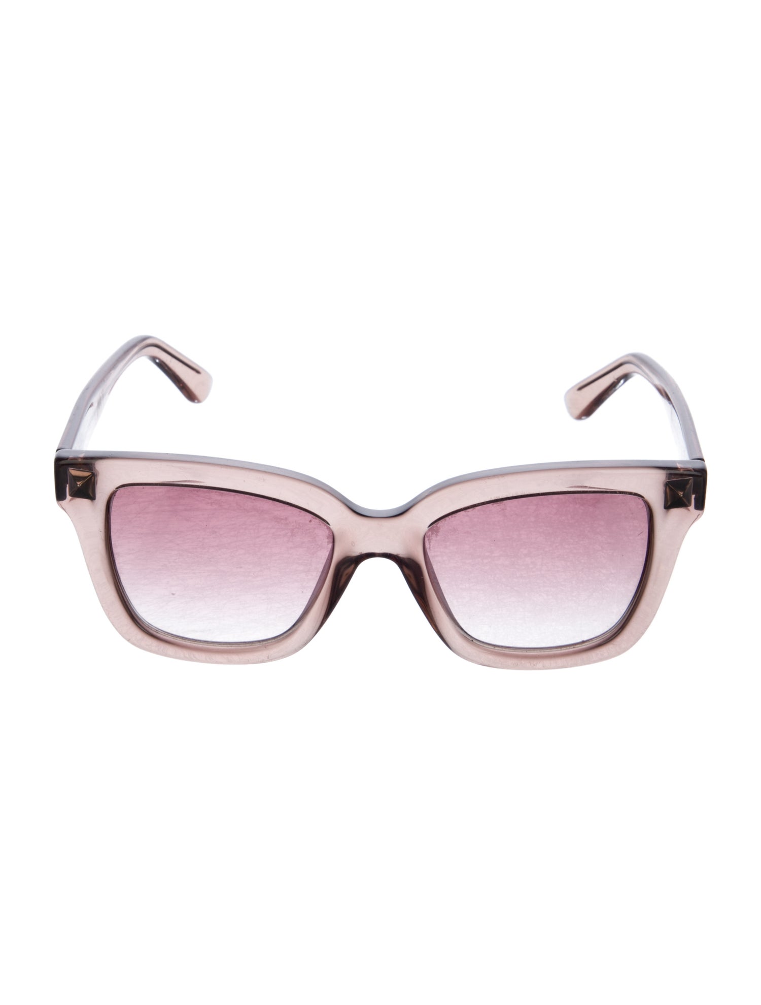 Valentino Rockstud Accents Wayfarer Sunglasses