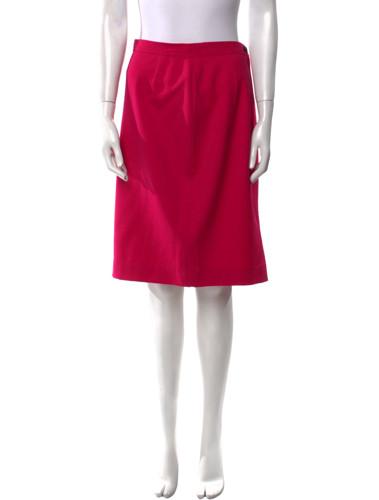 Valentino Pleated Accents Knee-Length Skirt