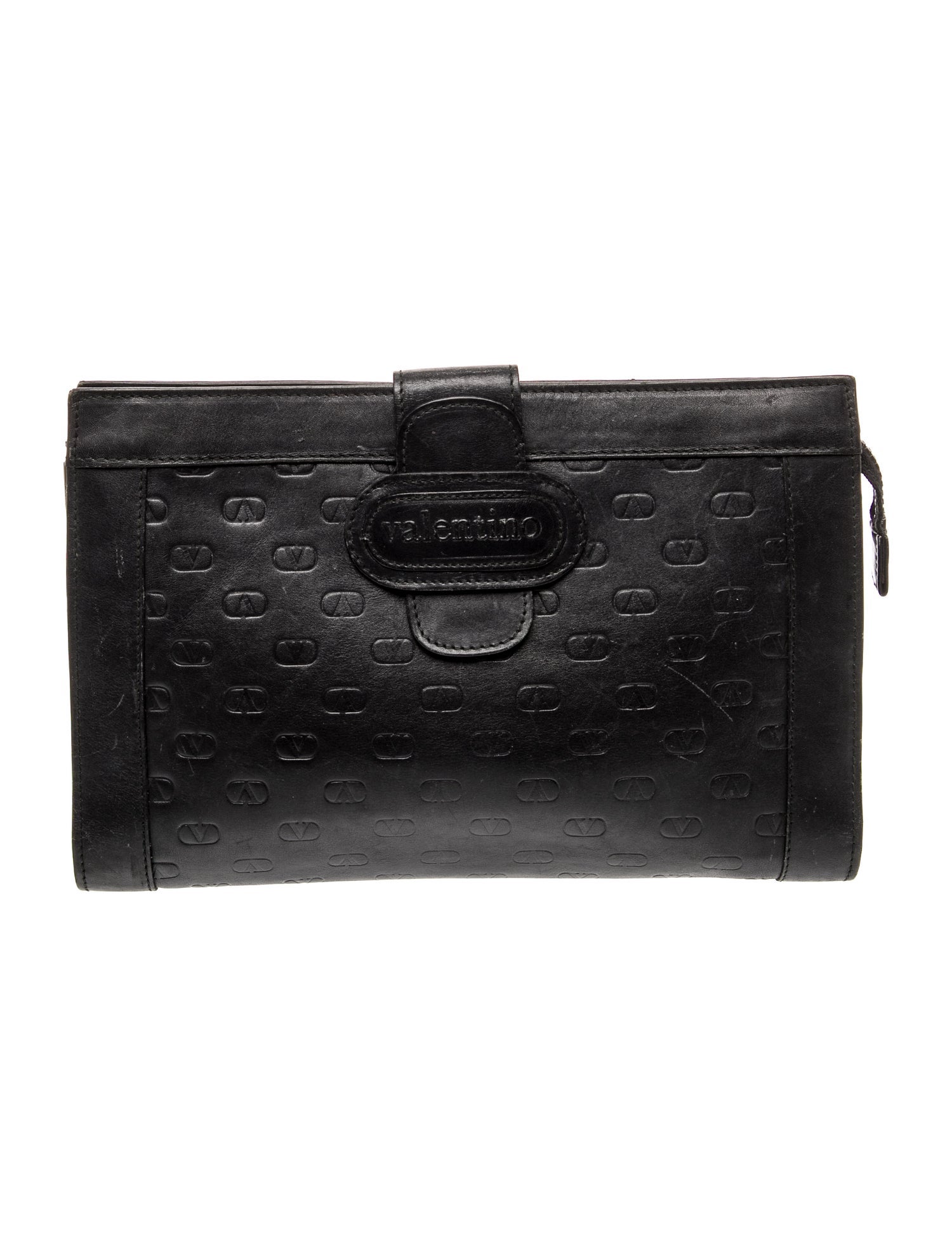 Valentino Leather Clutch Vintage