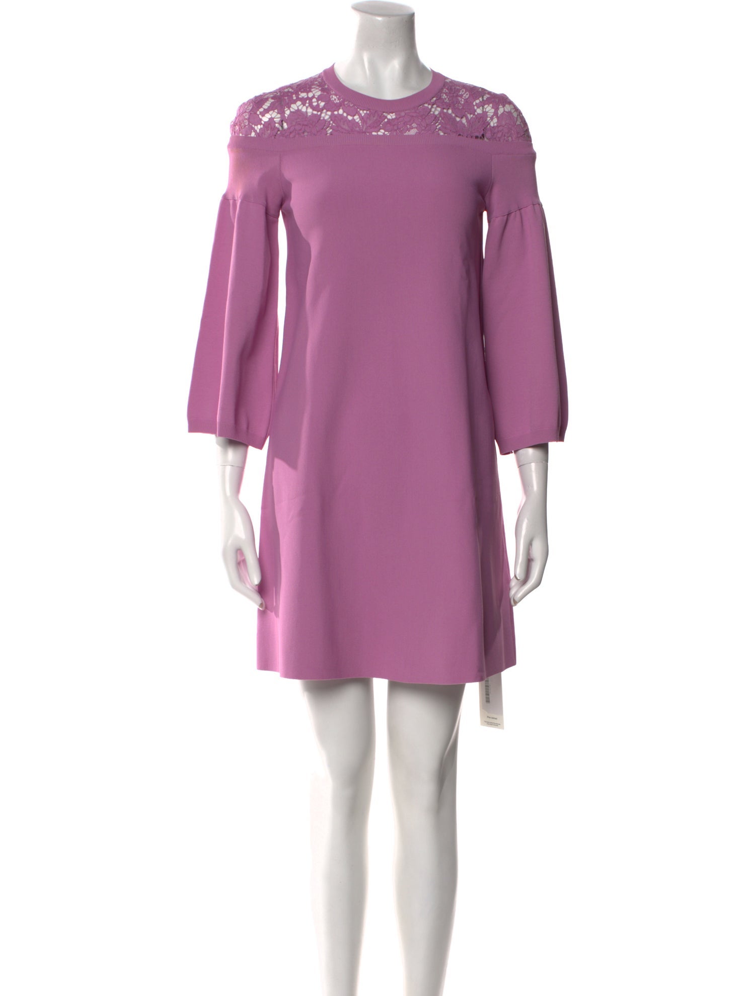 Valentino Crew Neck Mini Dress