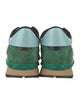Valentino Leather Printed Athletic Sneakers