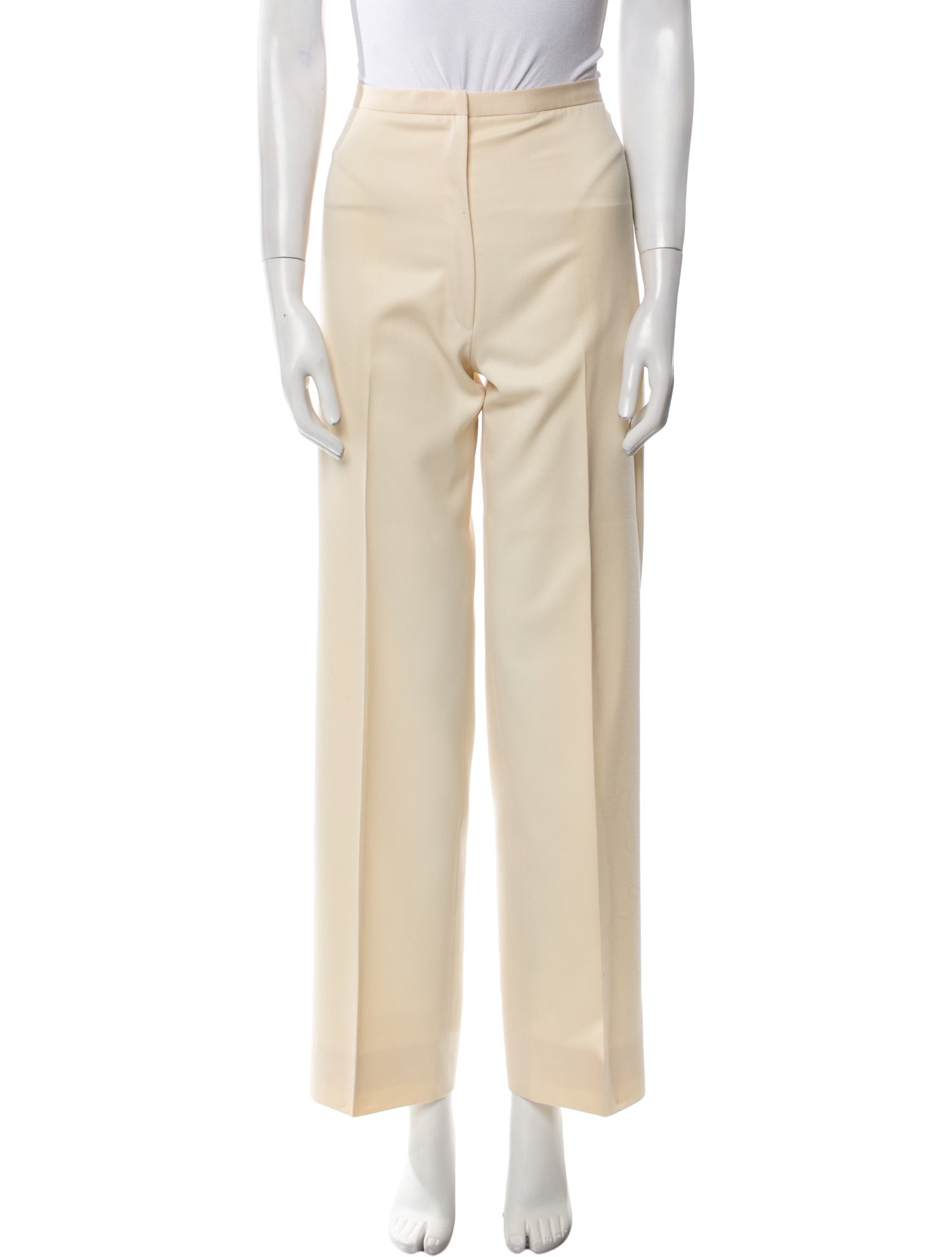 Valentino Wool Straight Leg Pants