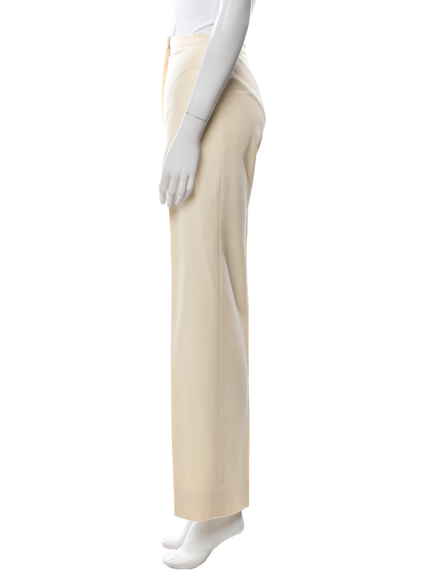 Valentino Wool Straight Leg Pants