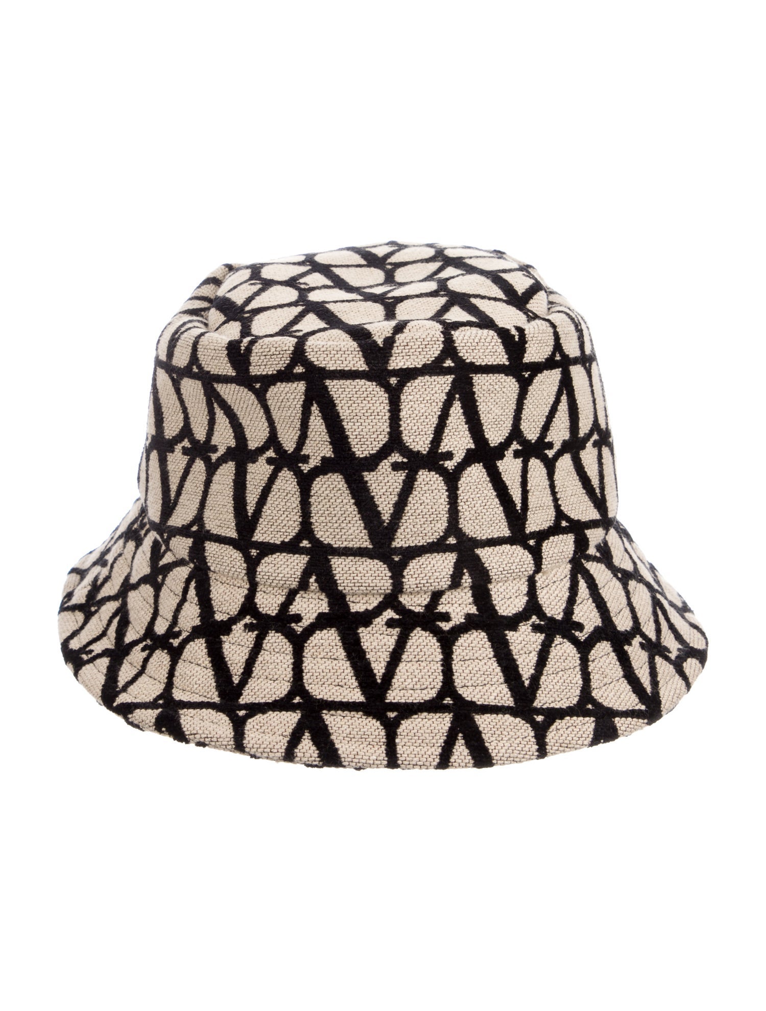 Valentino Logo Canvas Bucket Hat