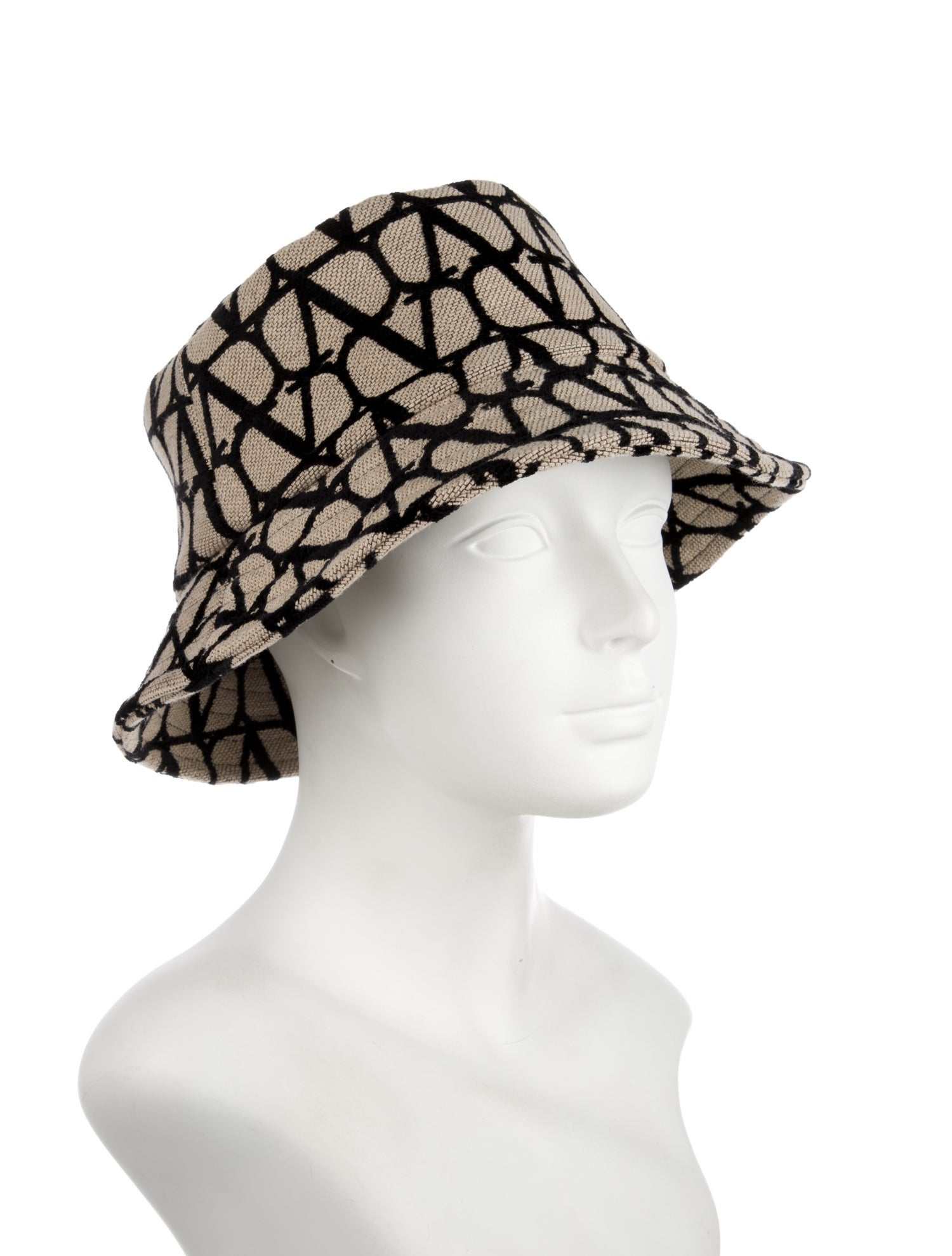 Valentino Logo Canvas Bucket Hat