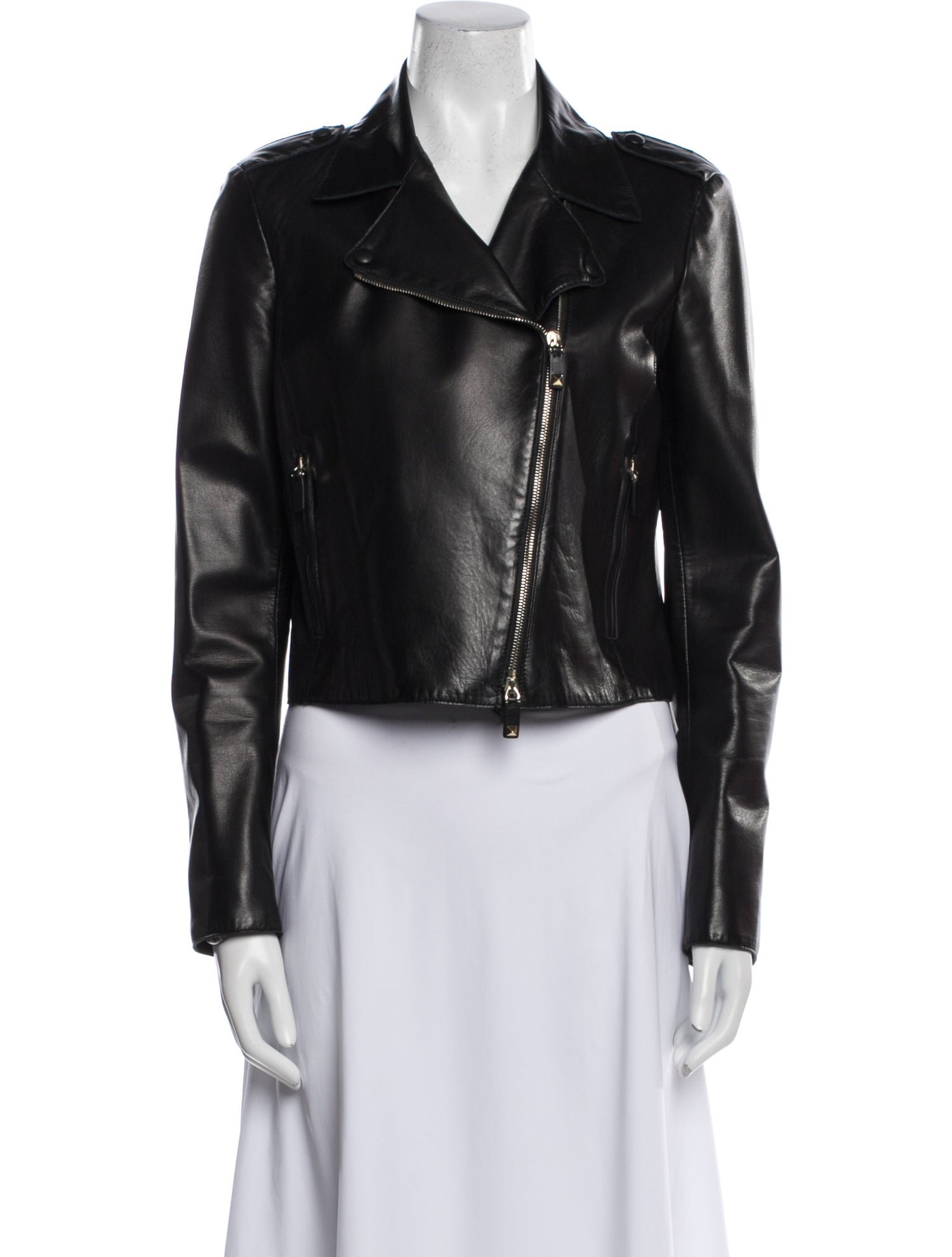 Valentino Lambskin Biker Jacket