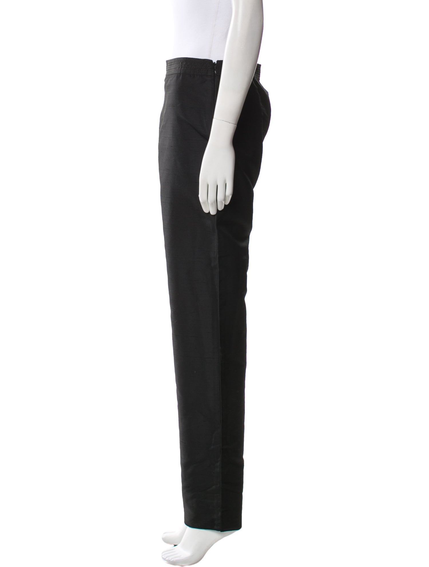 Valentino Silk Straight Leg Pants