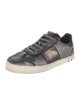Valentino Rockstud Accents Ponyhair Sneakers