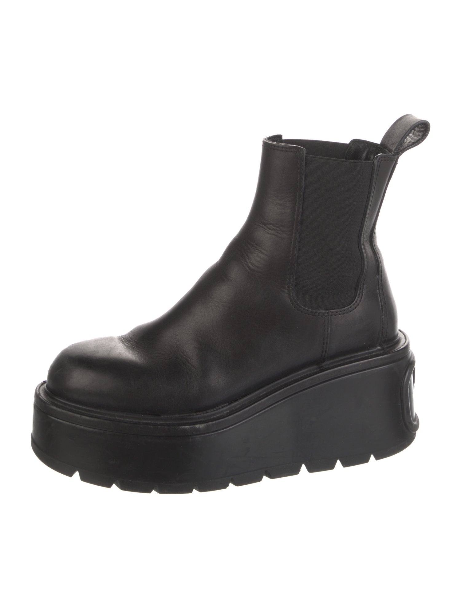 Valentino Leather Chelsea Boots
