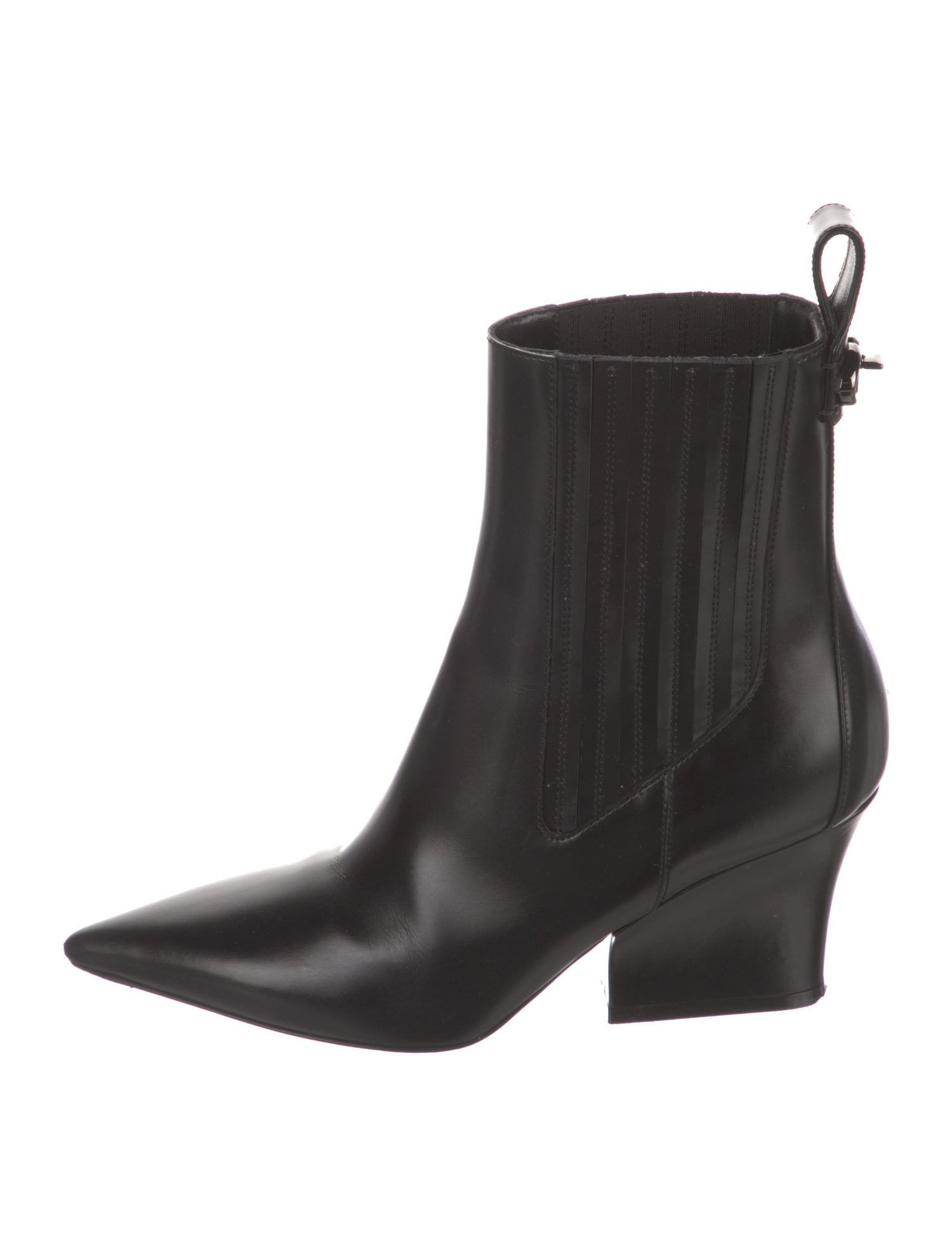 Valentino Rockstud Accents Leather Chelsea Boots