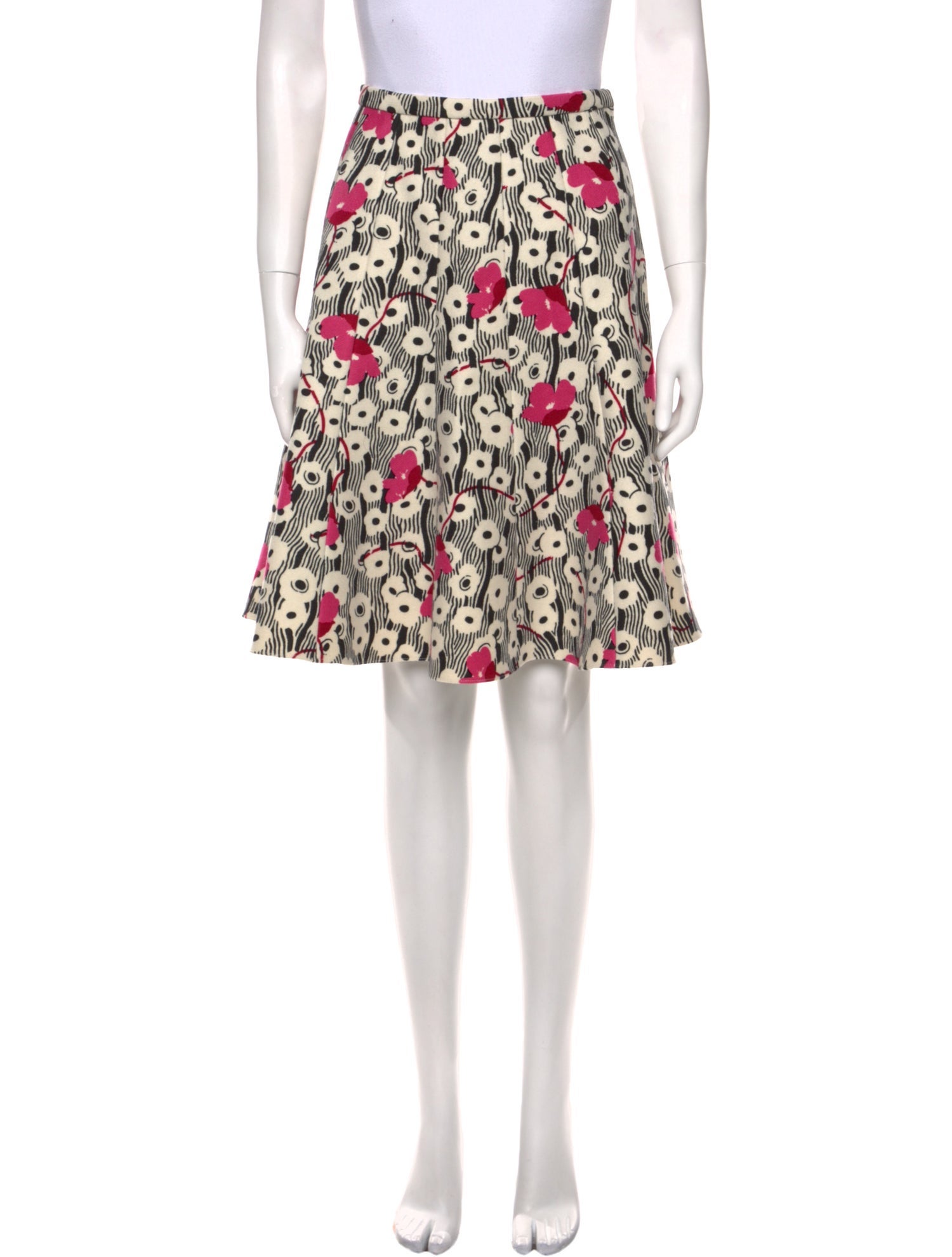 Valentino Virgin Wool Knee-Length Skirt w/ Tags