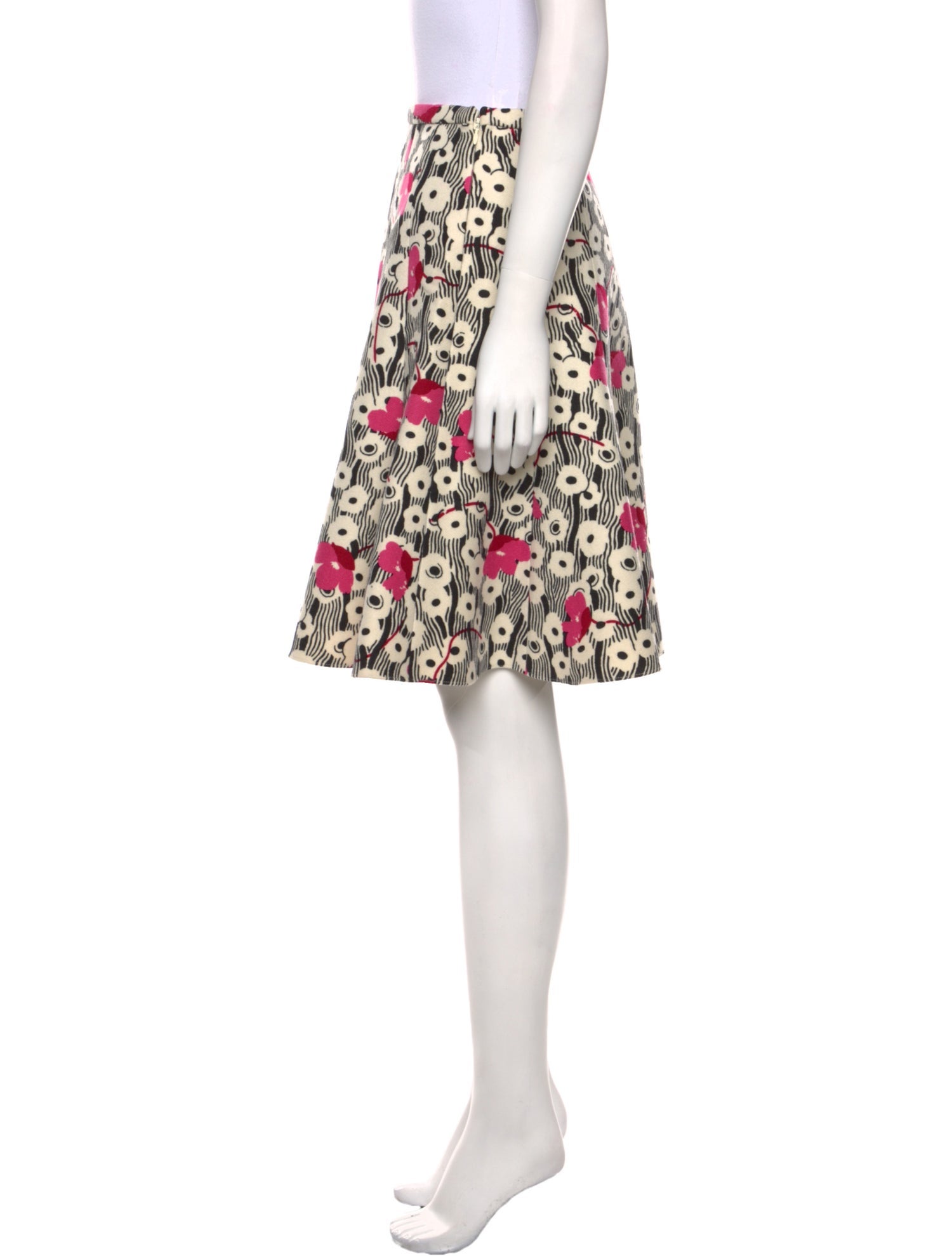 Valentino Virgin Wool Knee-Length Skirt w/ Tags