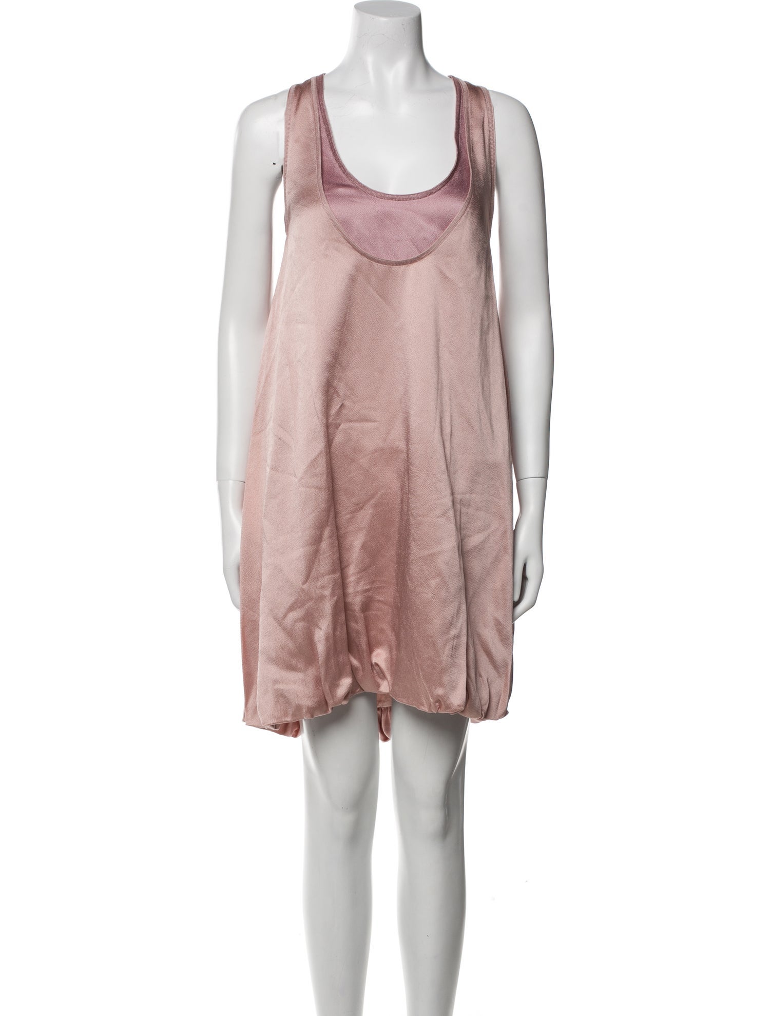 Valentino Scoop Neck Knee-Length Dress