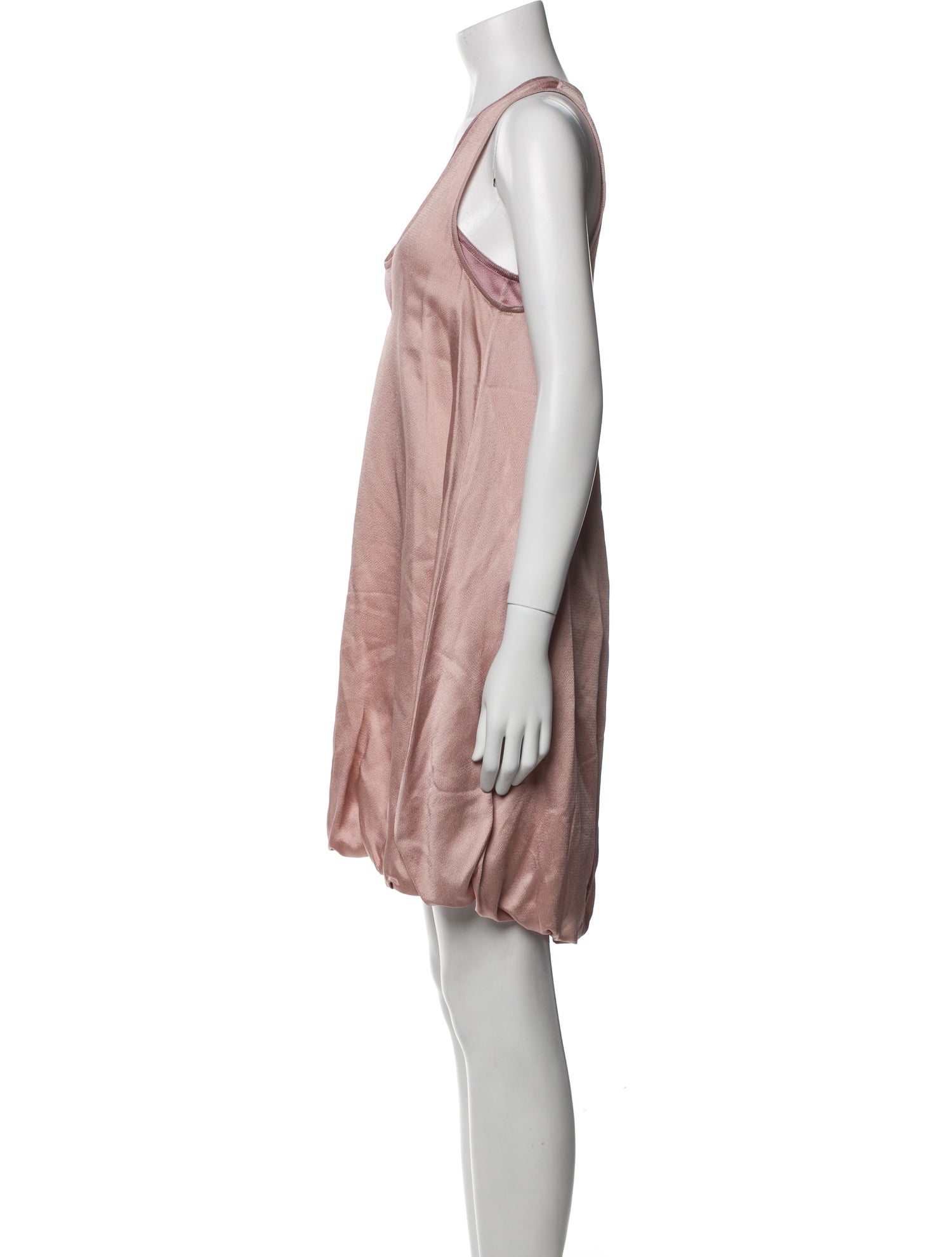 Valentino Scoop Neck Knee-Length Dress