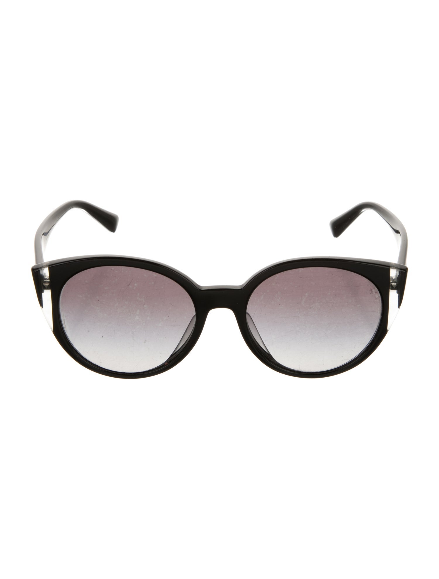 Valentino Round Gradient Sunglasses