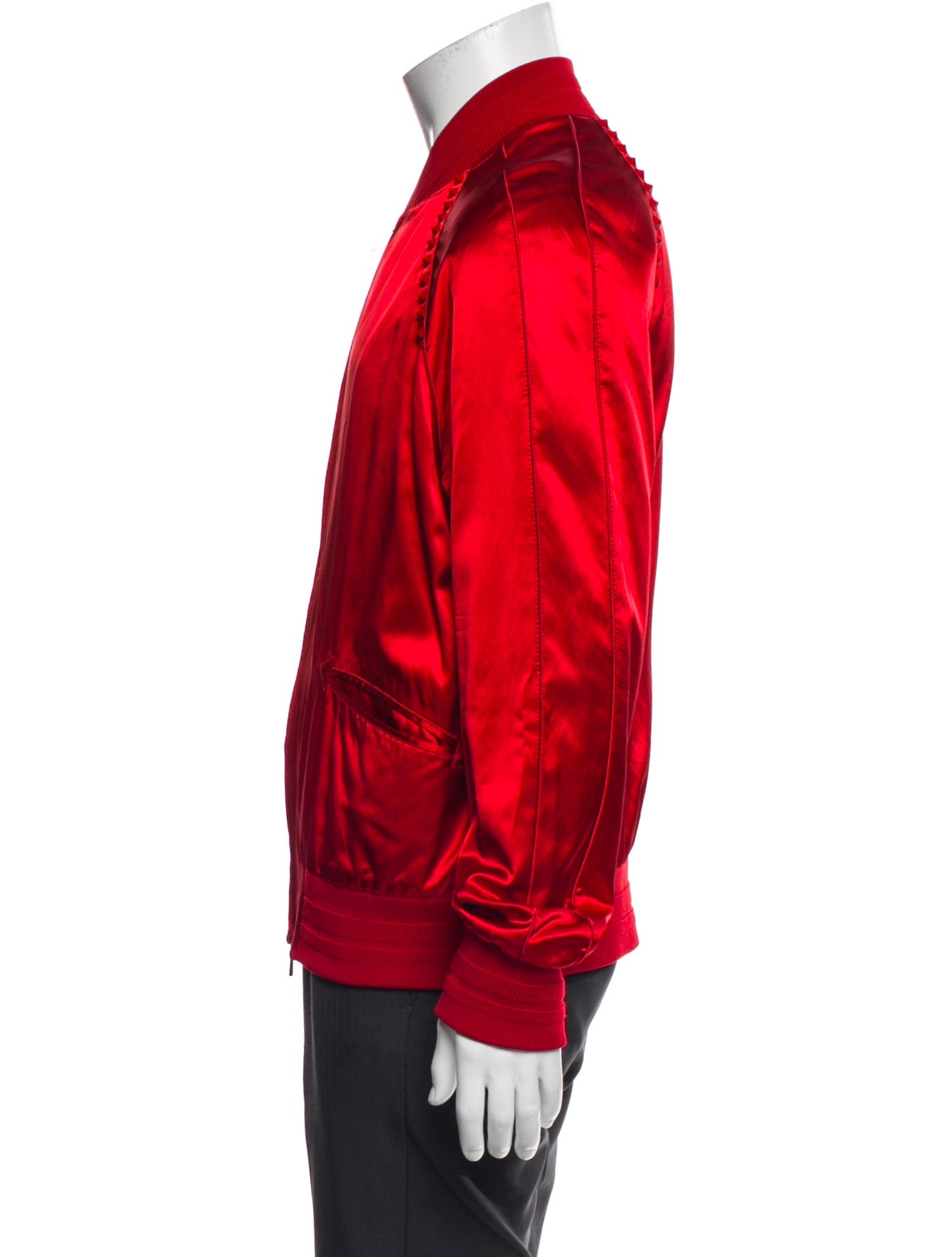 Valentino Rockstud Accents Bomber Jacket