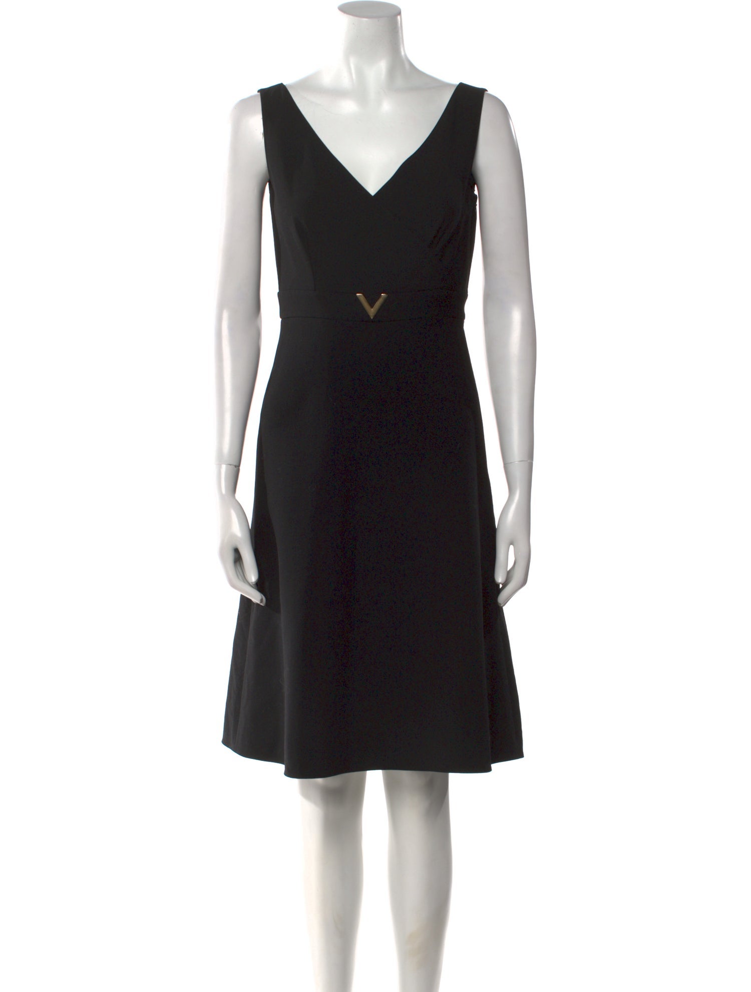 Valentino Virgin Wool Knee-Length Dress