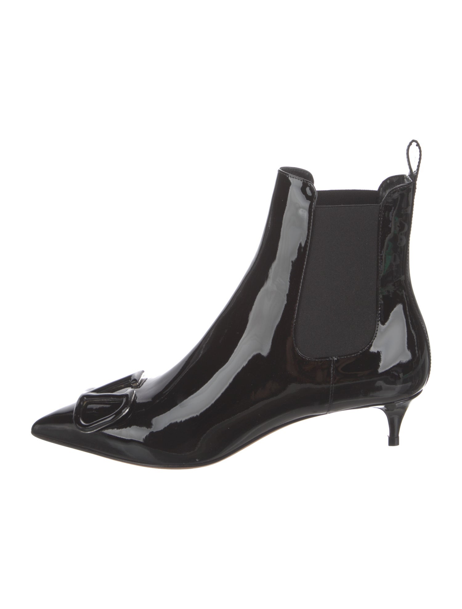 Valentino Patent Leather Chelsea Boots w/ Tags