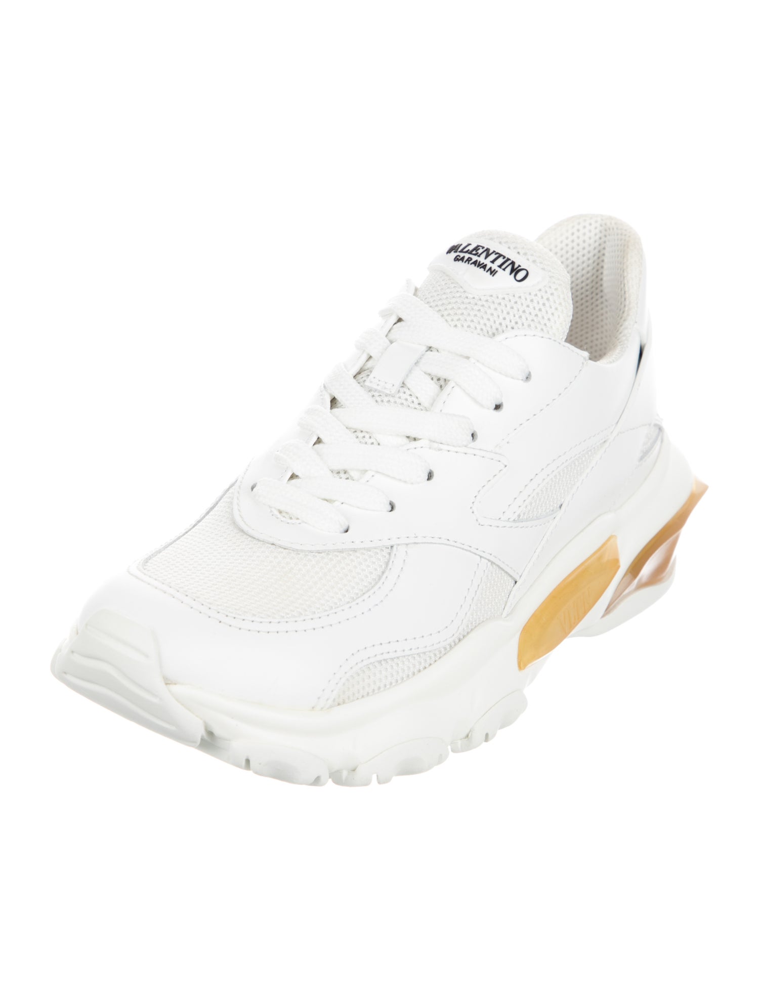 Valentino Leather Chunky Sneakers