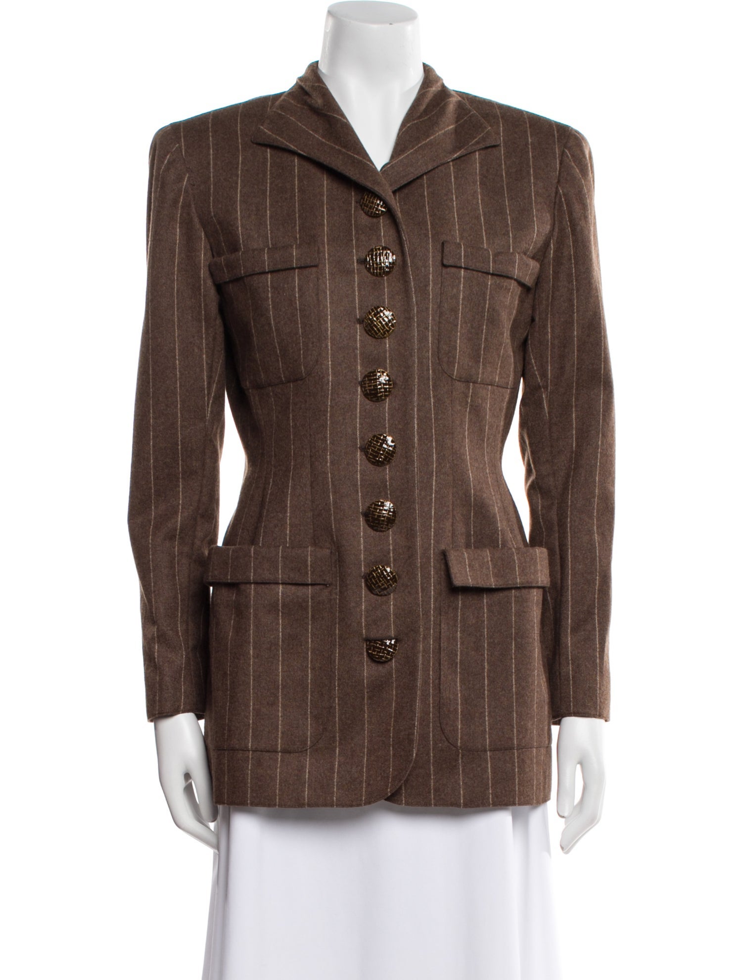 Valentino Vintage Striped Blazer