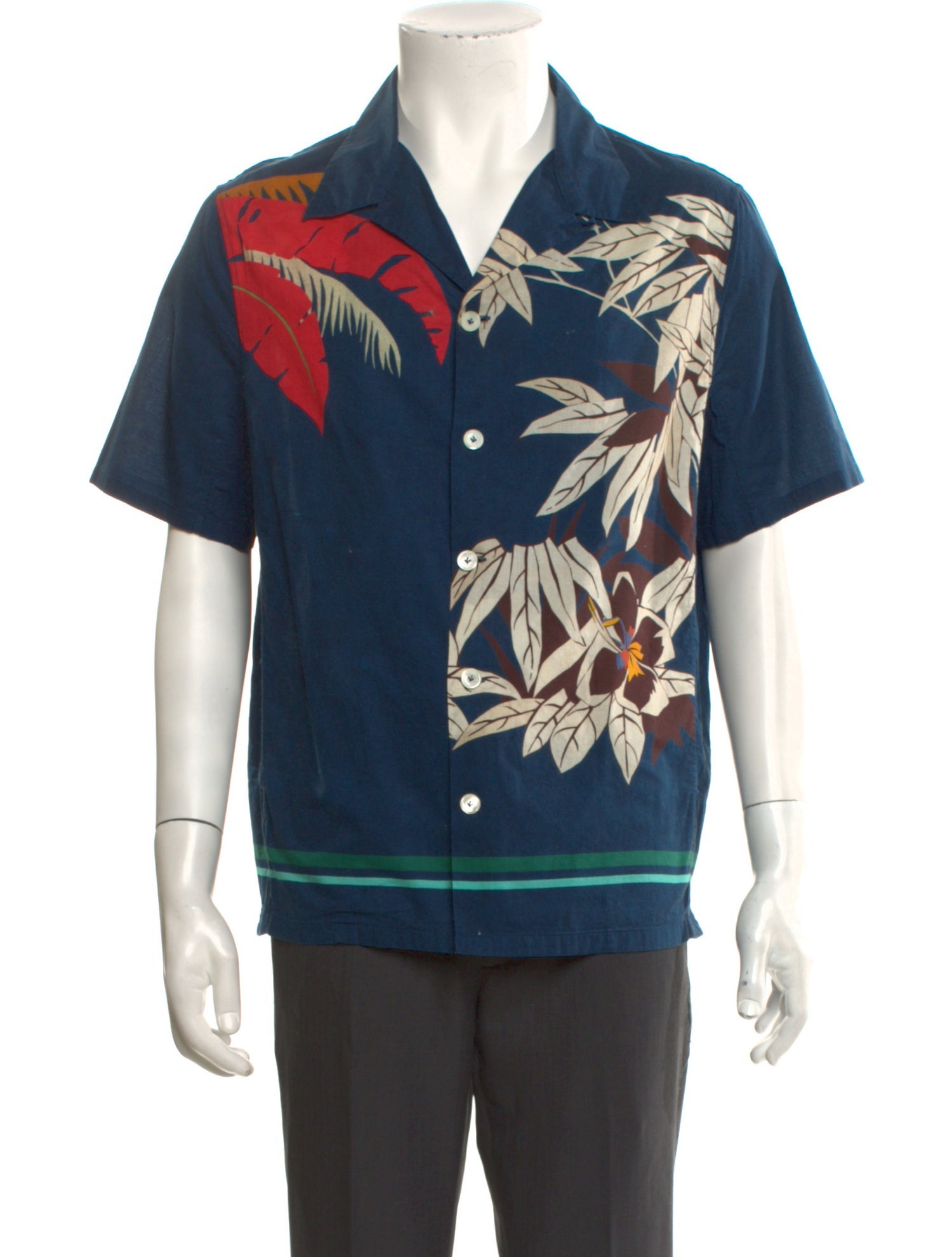 Valentino Graphic Print Short Sleeve Shirt