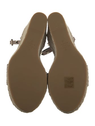 Valentino Jute Printed Espadrilles