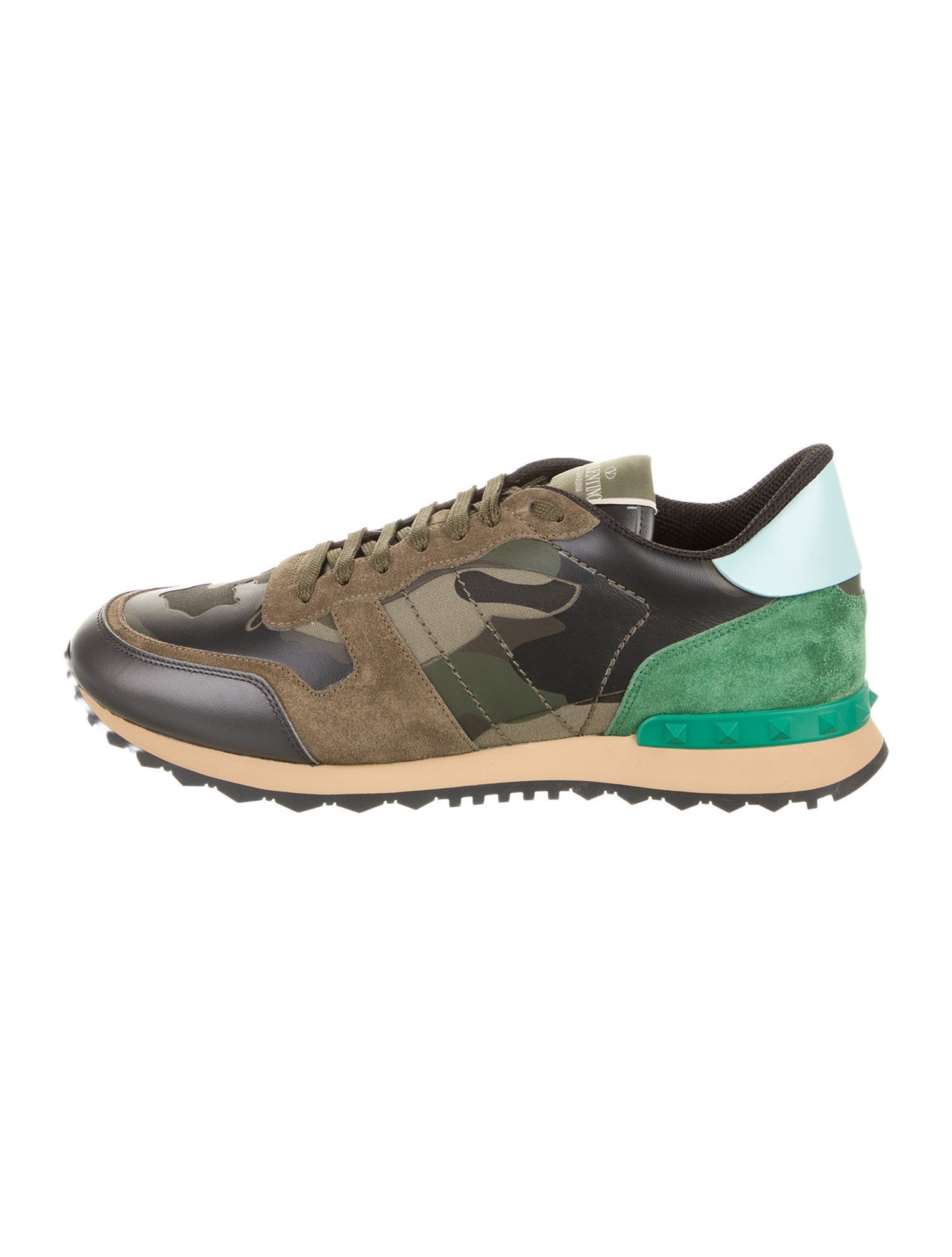 Valentino Canvas Printed Sneakers