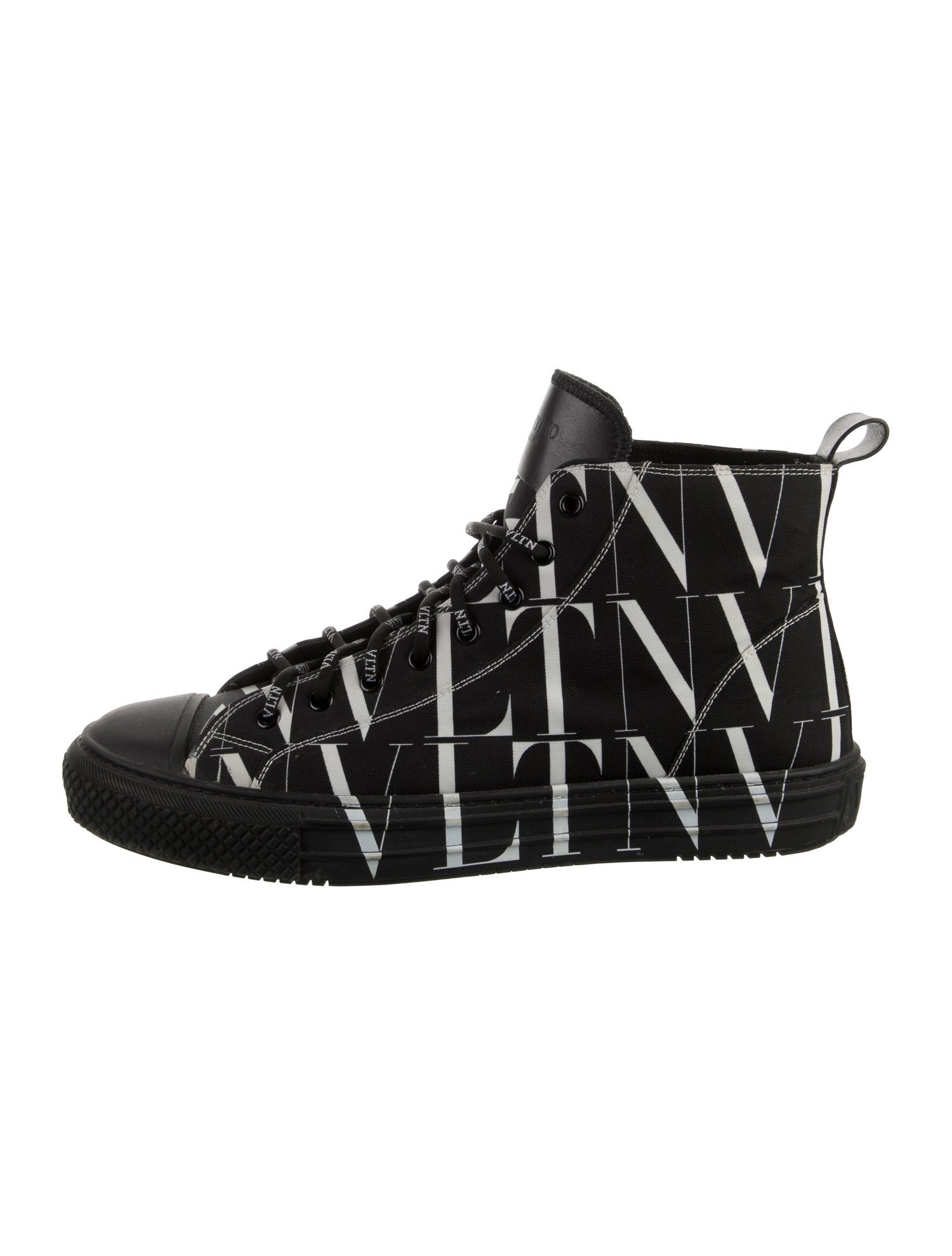Valentino Canvas Printed Sneakers