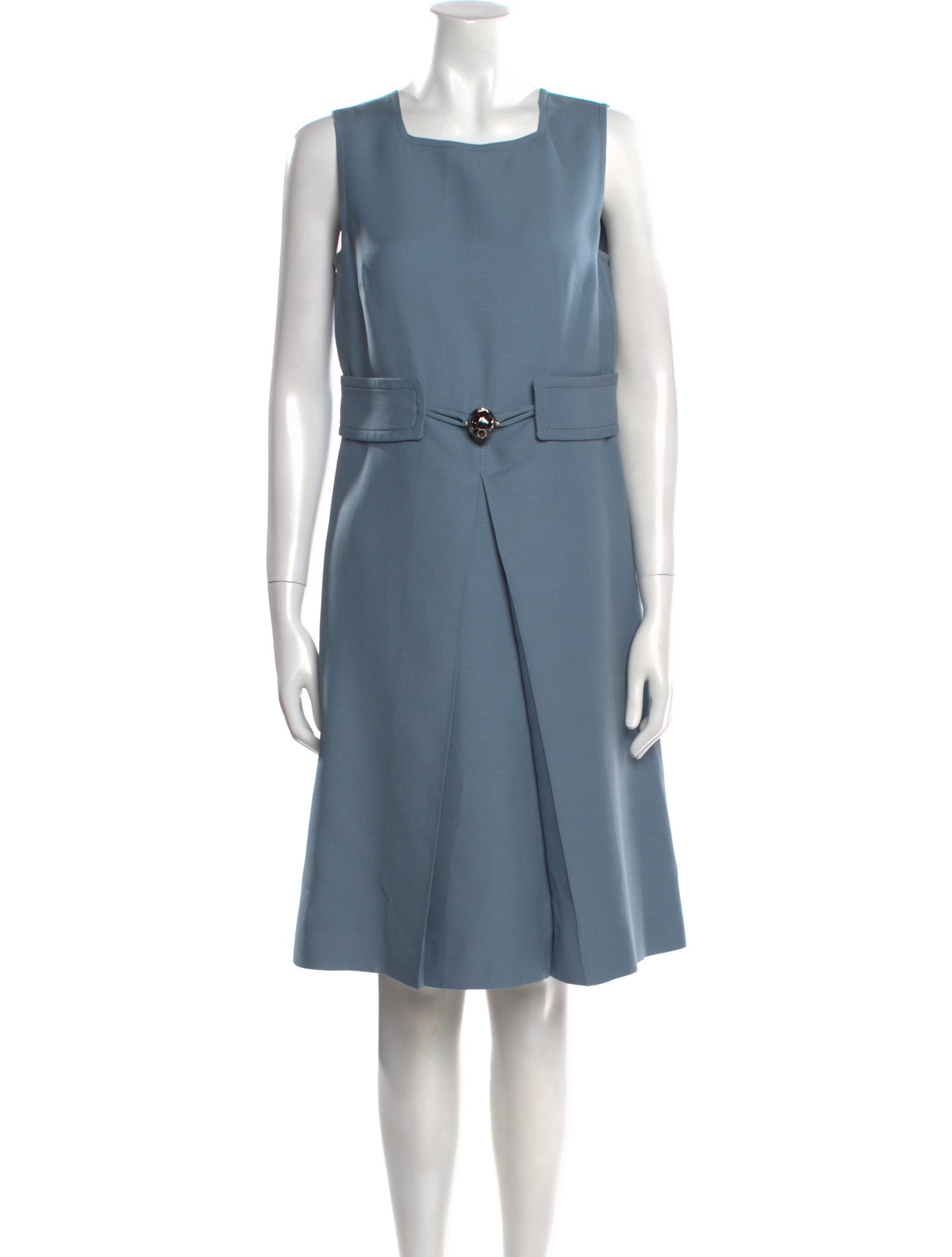 Valentino Virgin Wool Knee-Length Dress