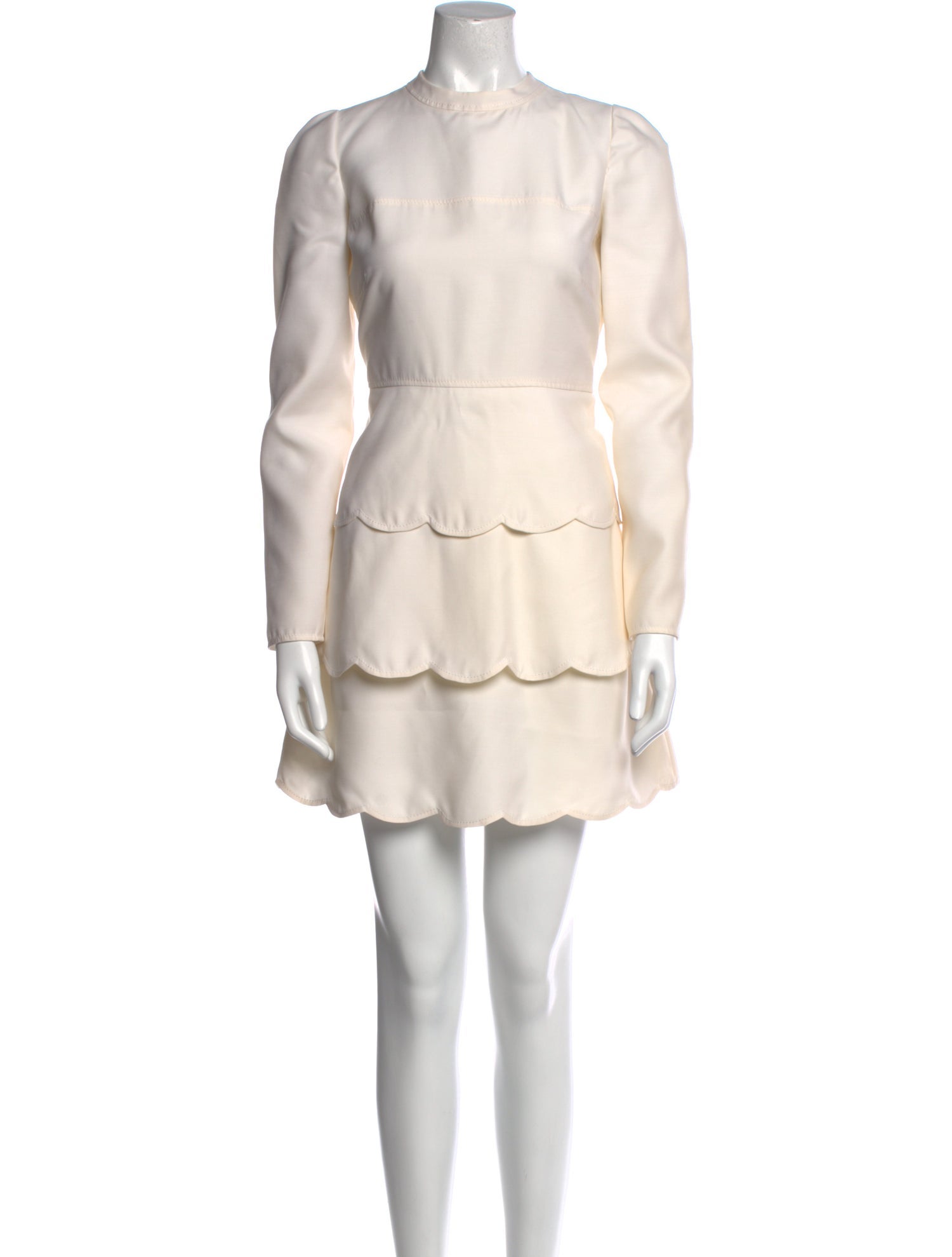 Valentino Virgin Wool Mini Dress