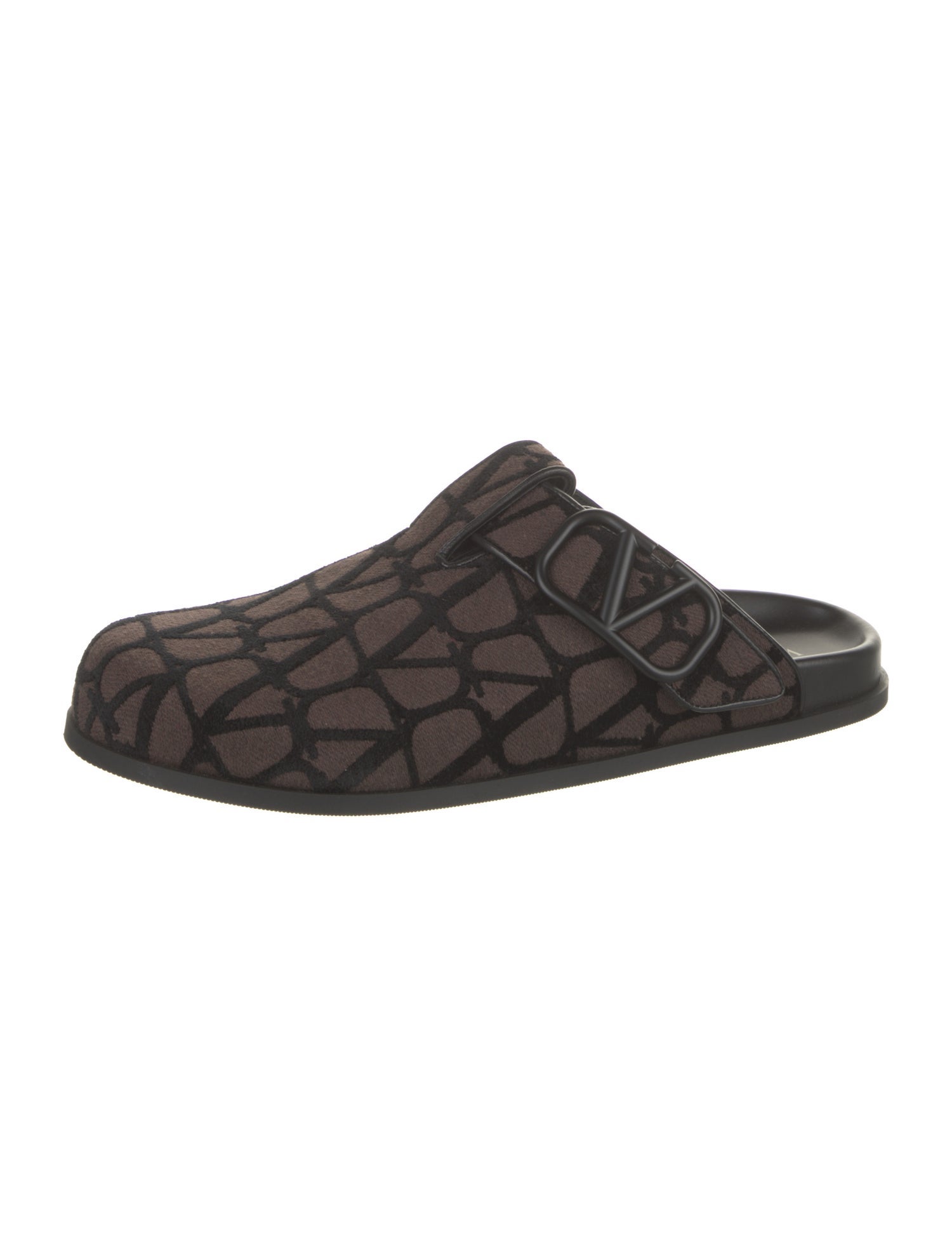 Valentino Terry Cloth Printed Slippers