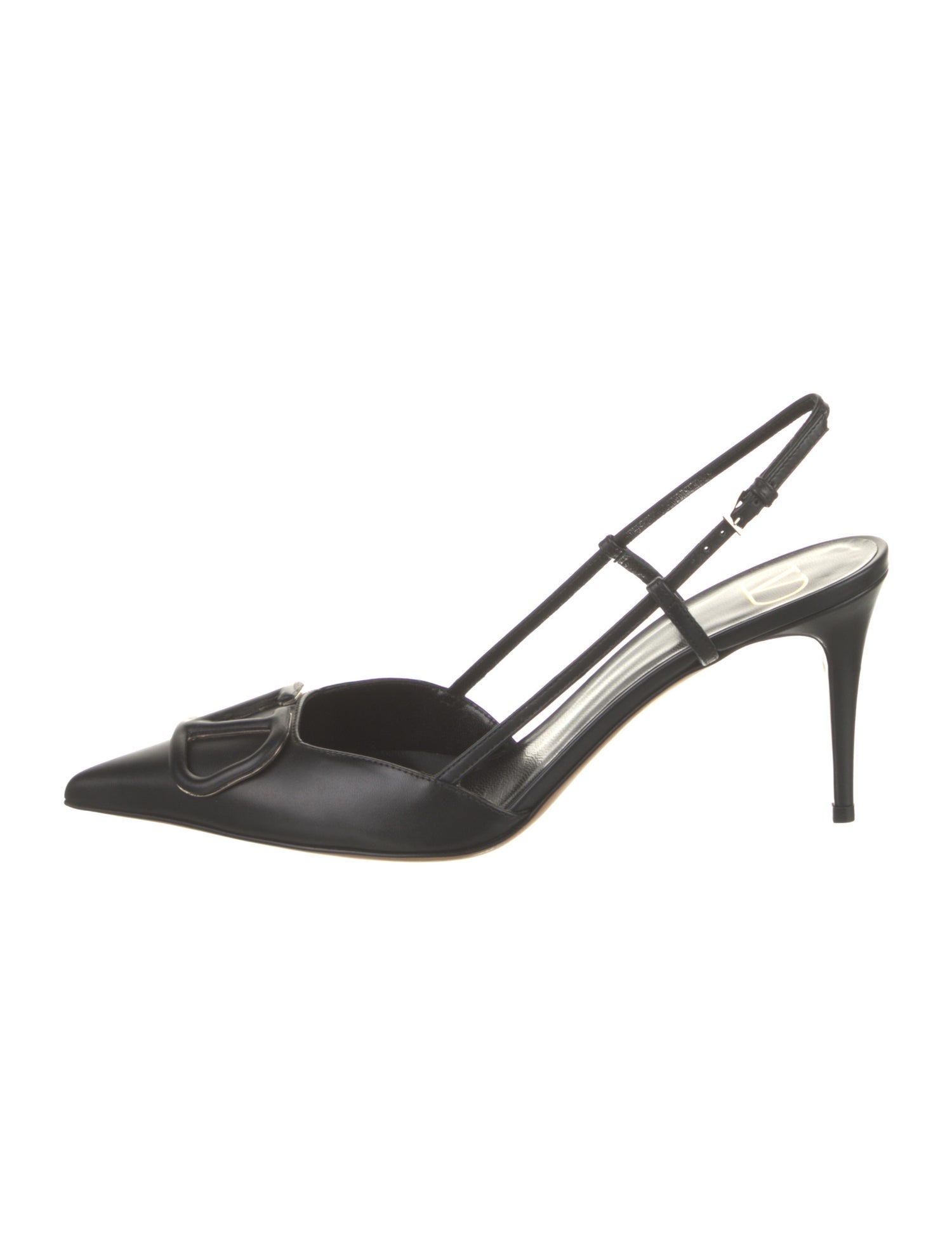 Valentino Leather Slingback Pumps