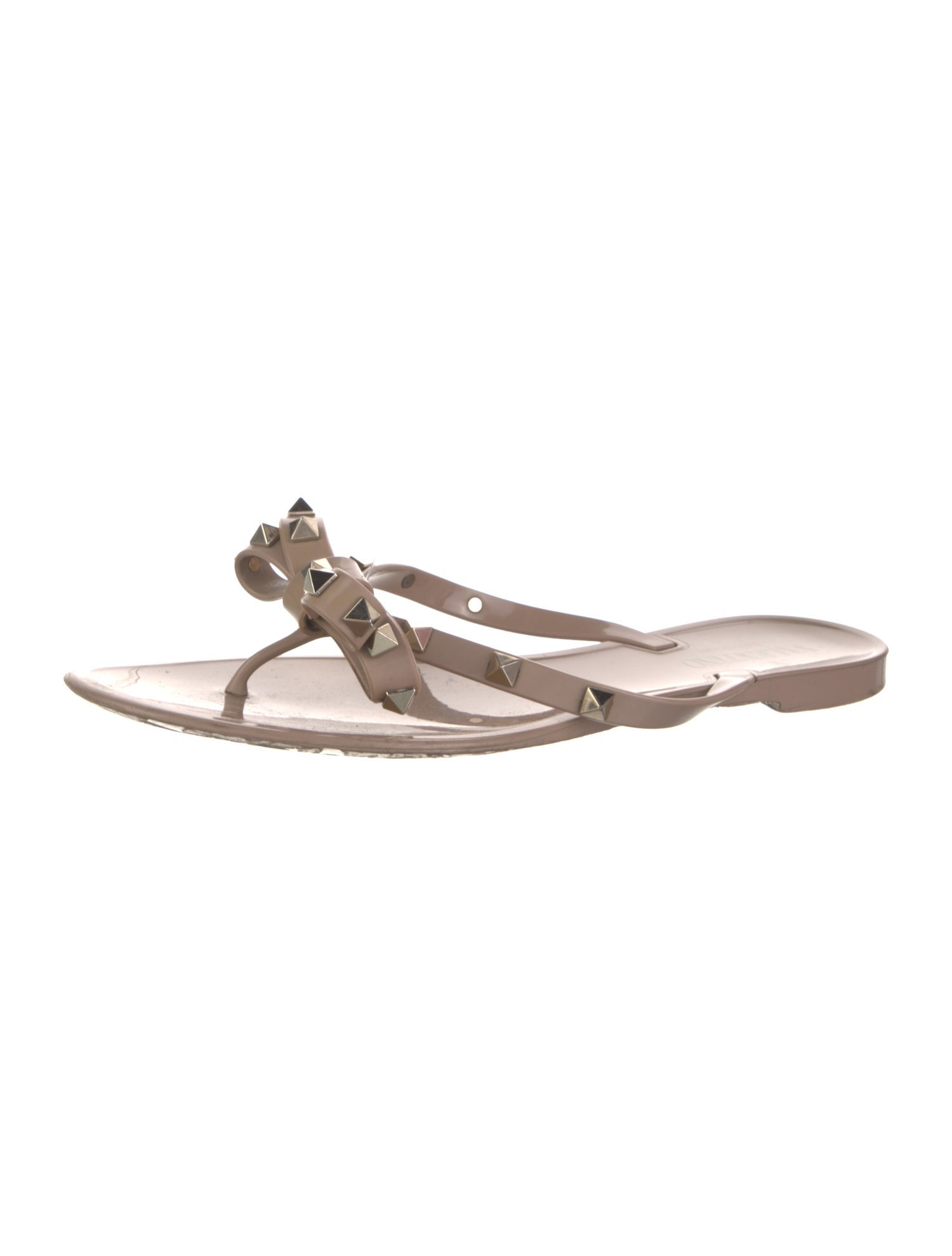 Valentino Rockstud Accents Rubber Flats