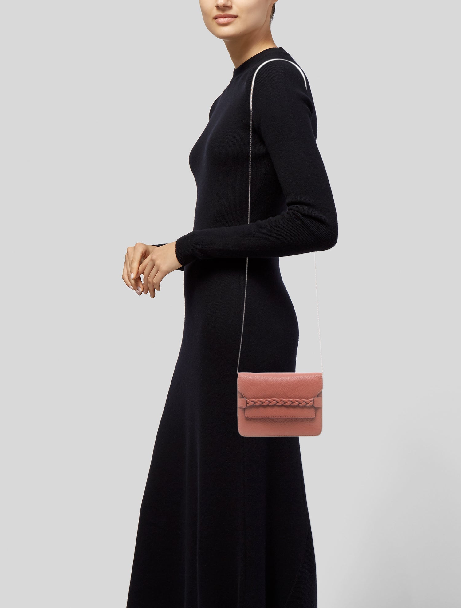 Valentino Leather Weekender Bag