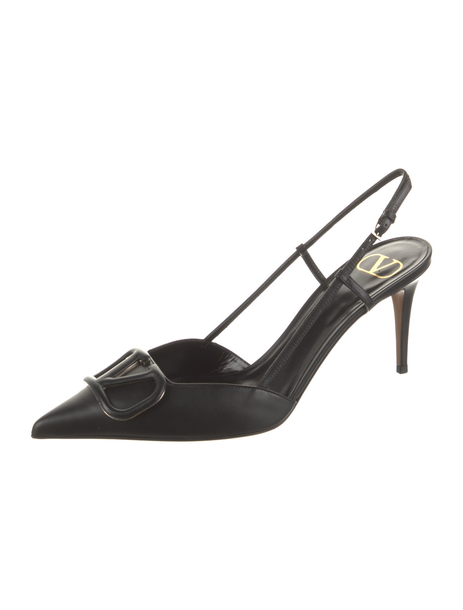 Valentino Leather Slingback Pumps
