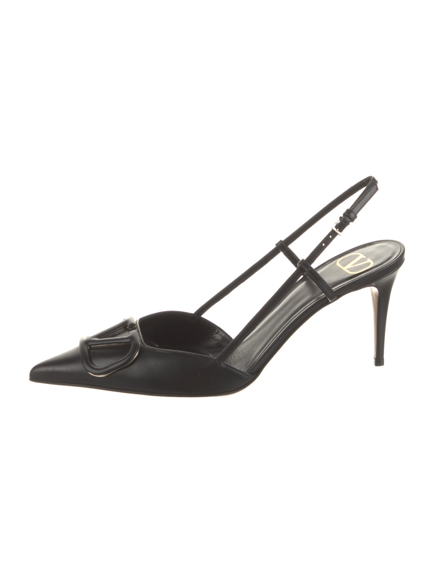 Valentino Leather Slingback Pumps