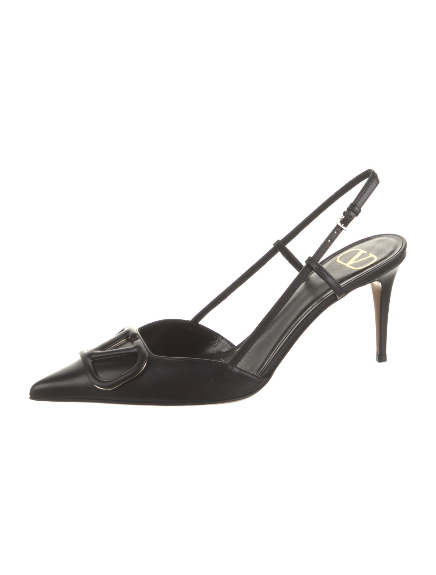 Valentino Leather Slingback Pumps