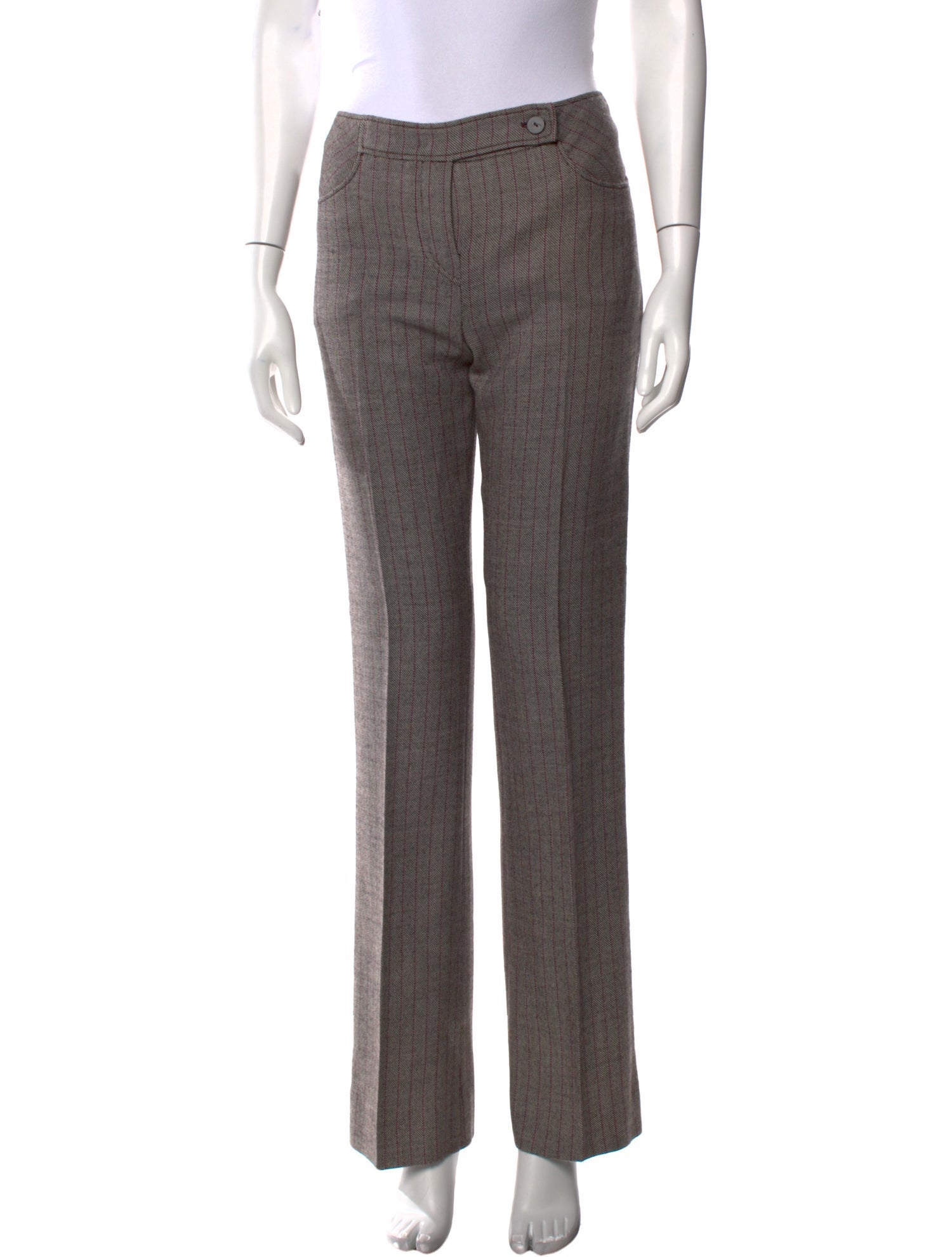 Valentino Virgin Wool Wide Leg Pants