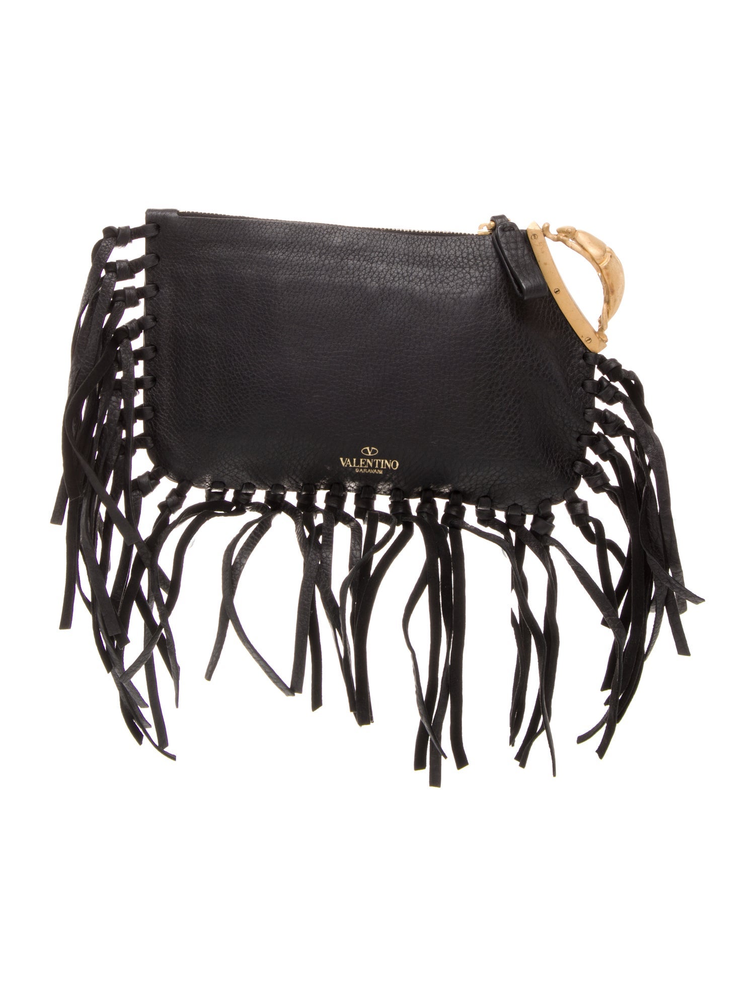 Valentino Leather Clutch