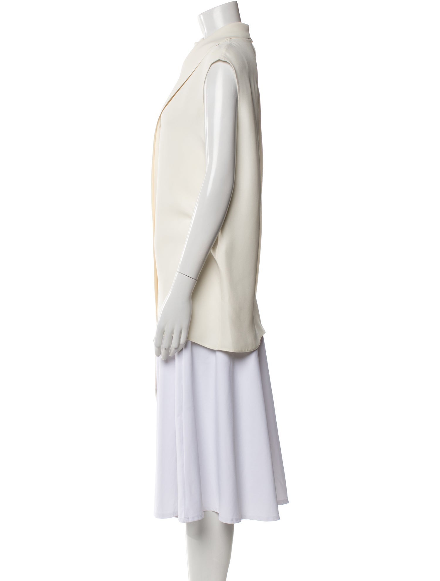 Valentino Silk Mock Neck Tunic