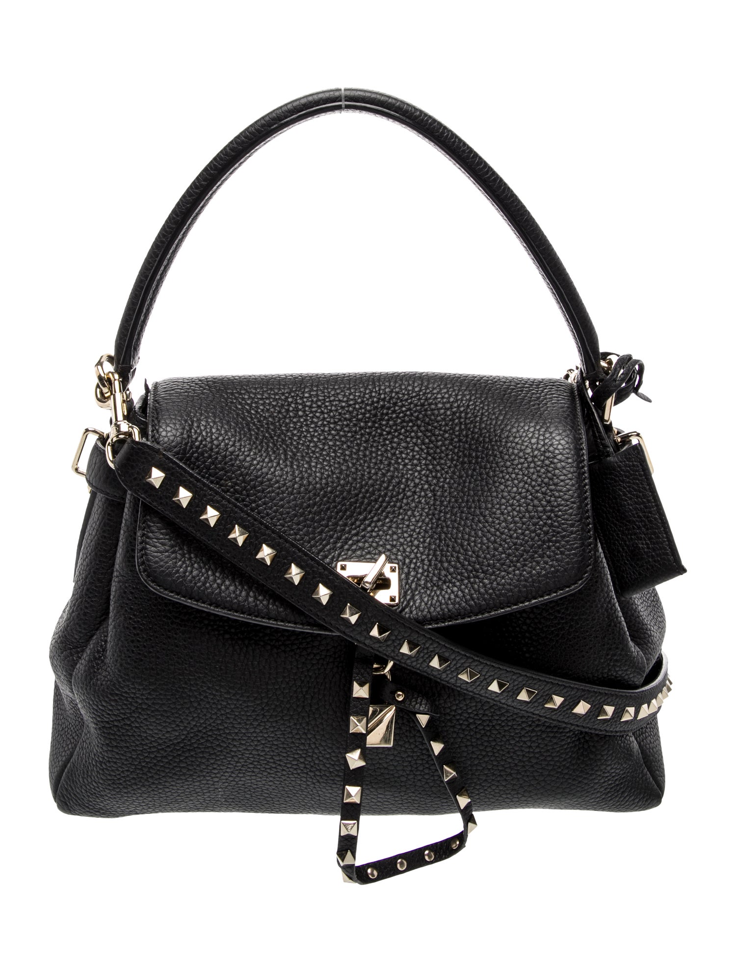 Valentino Rockstud Top Handle Bag