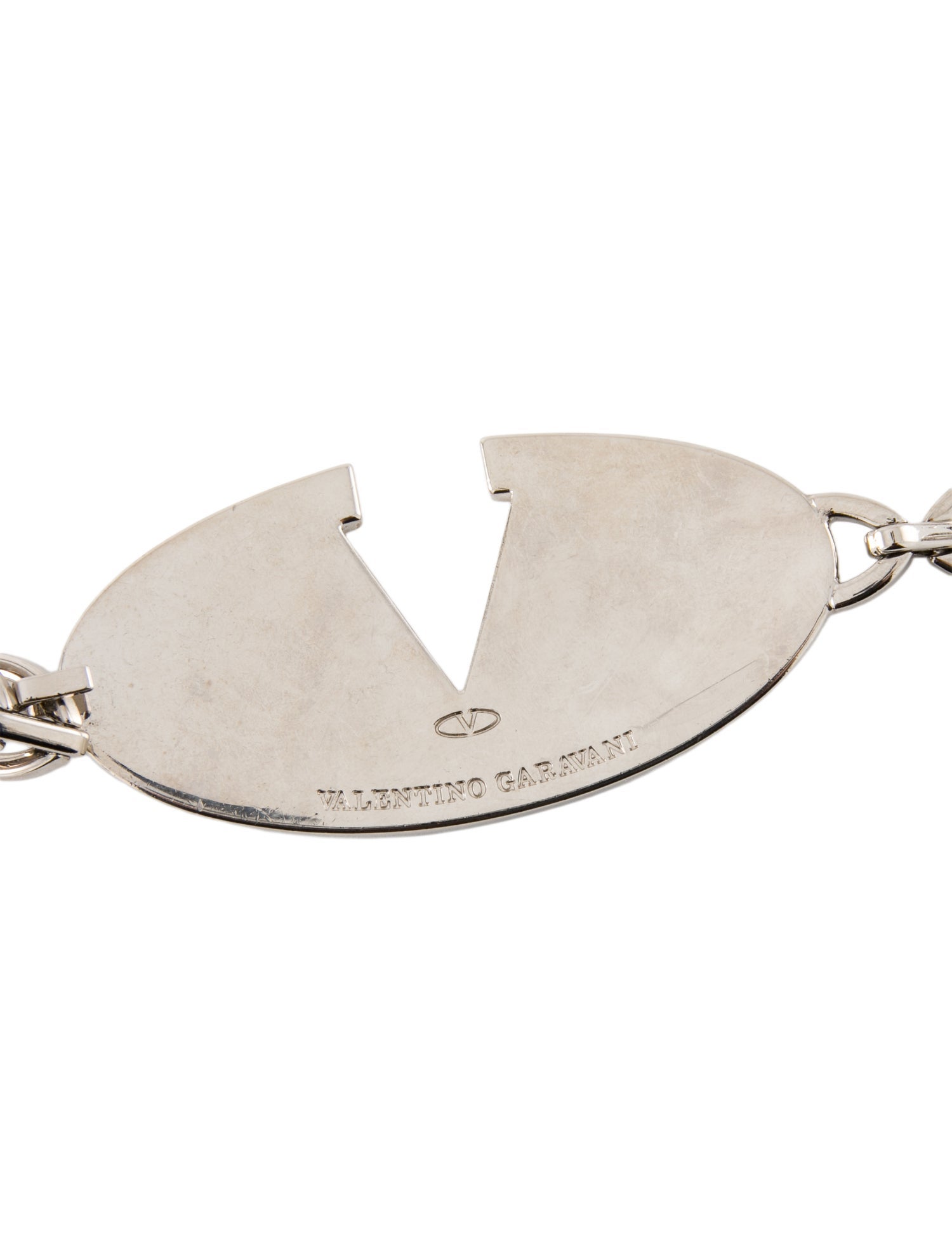 Valentino Skinny Metal Waist Belt