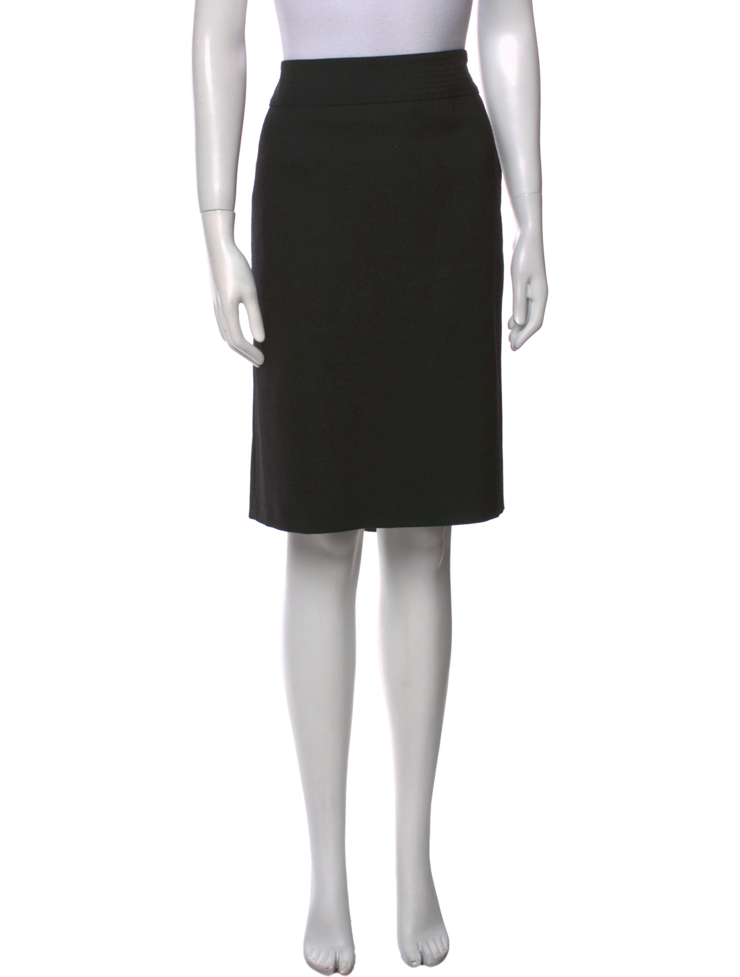 Valentino Beaded Accents Knee-Length Skirt